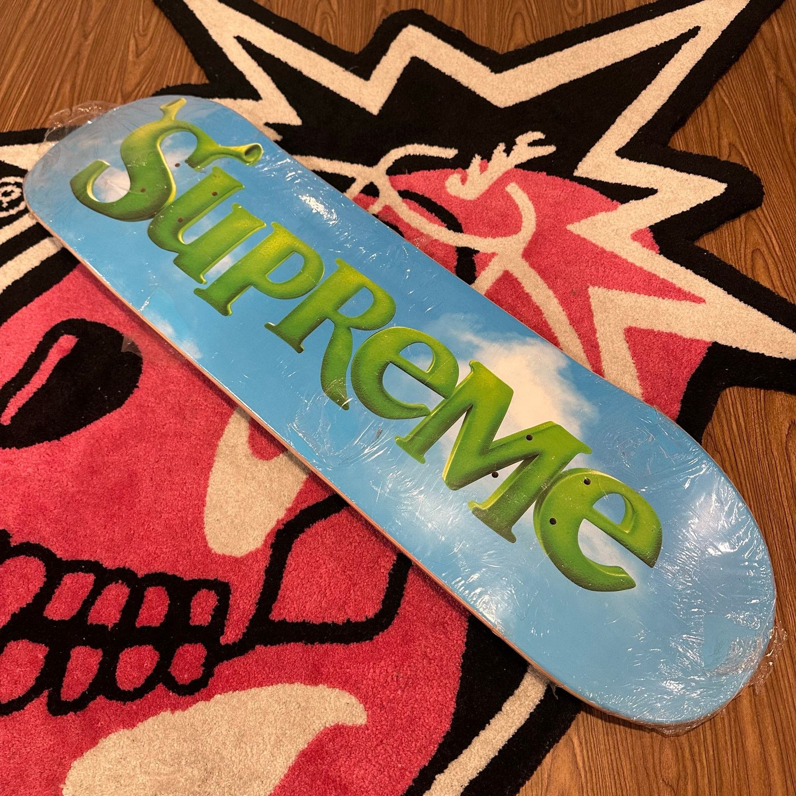 Supreme Supreme Shrek Skateboard Deck – Blue Size ONE SIZE - 1 Thumbnail