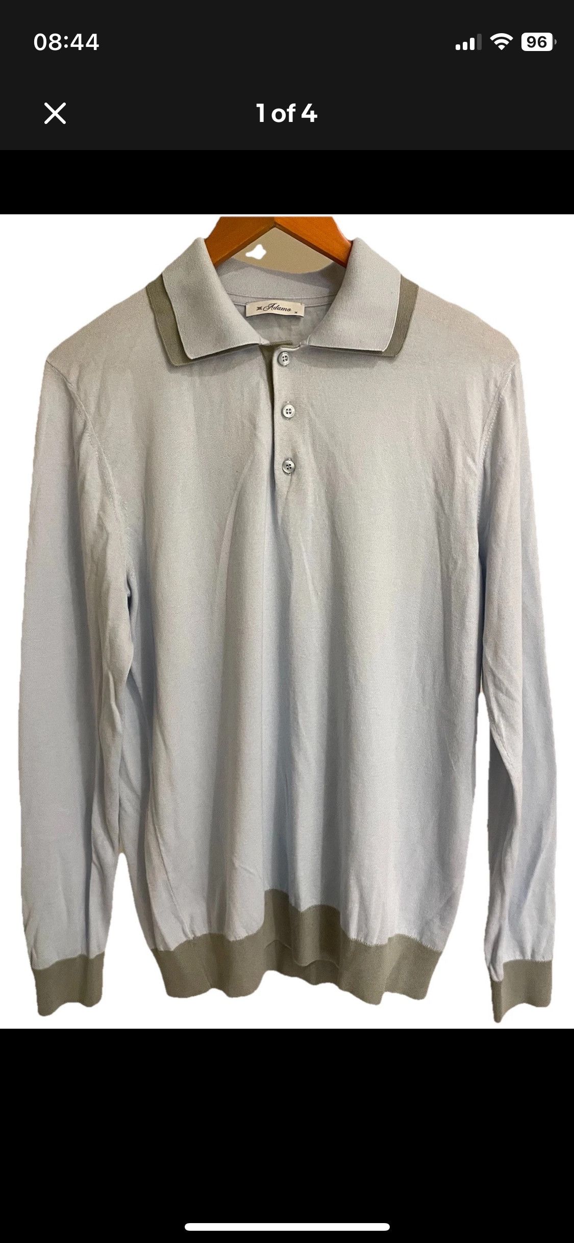 Other Adamo contrast knit polo Size US M / EU 48-50 / 2 - 1 Thumbnail