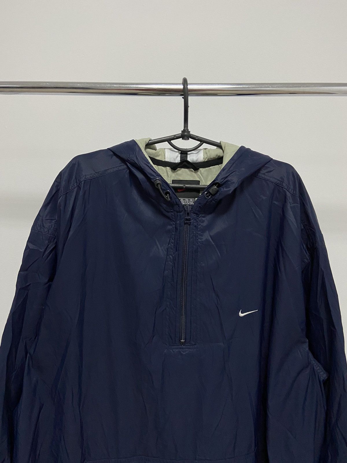 Nike × Vintage Nike Anorak Vintage Jacket Big Logo Small Swoosh Size US XXL / EU 58 / 5 - 2 Thumbnail