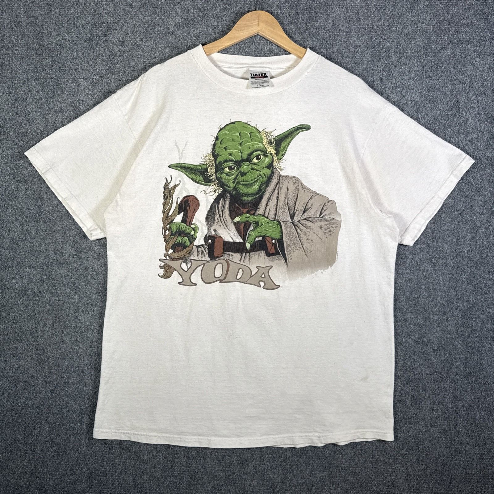 Star Wars Vintage Star Wars Shirt XL White 90s Yoga Portrait Jumbo Size US XL / EU 56 / 4 - 1 Thumbnail