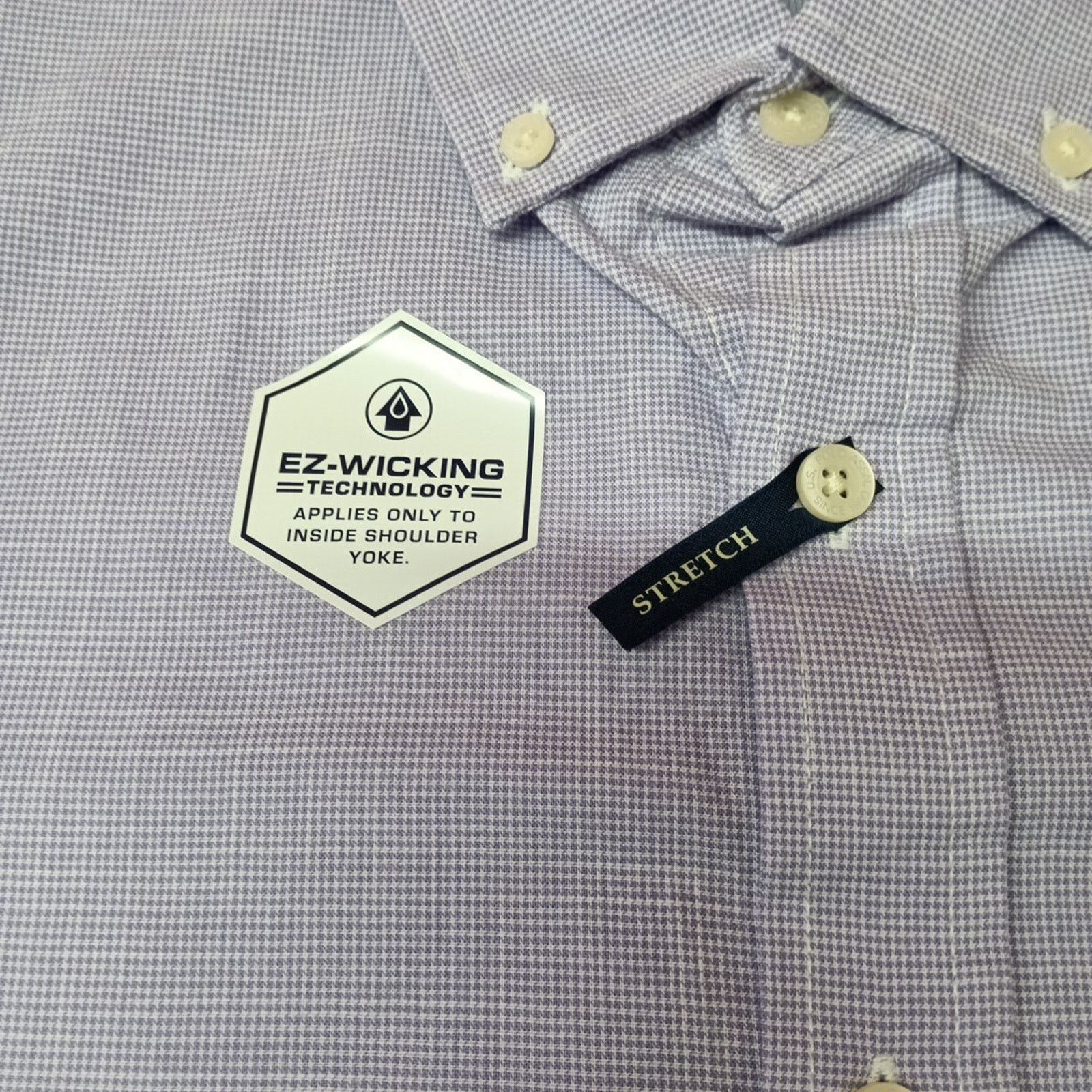 U.S. Polo Assn. U.S. Polo Assn. Button Woven Shirt Men's L Violet Checkered Size US L / EU 52-54 / 3 - 5 Thumbnail