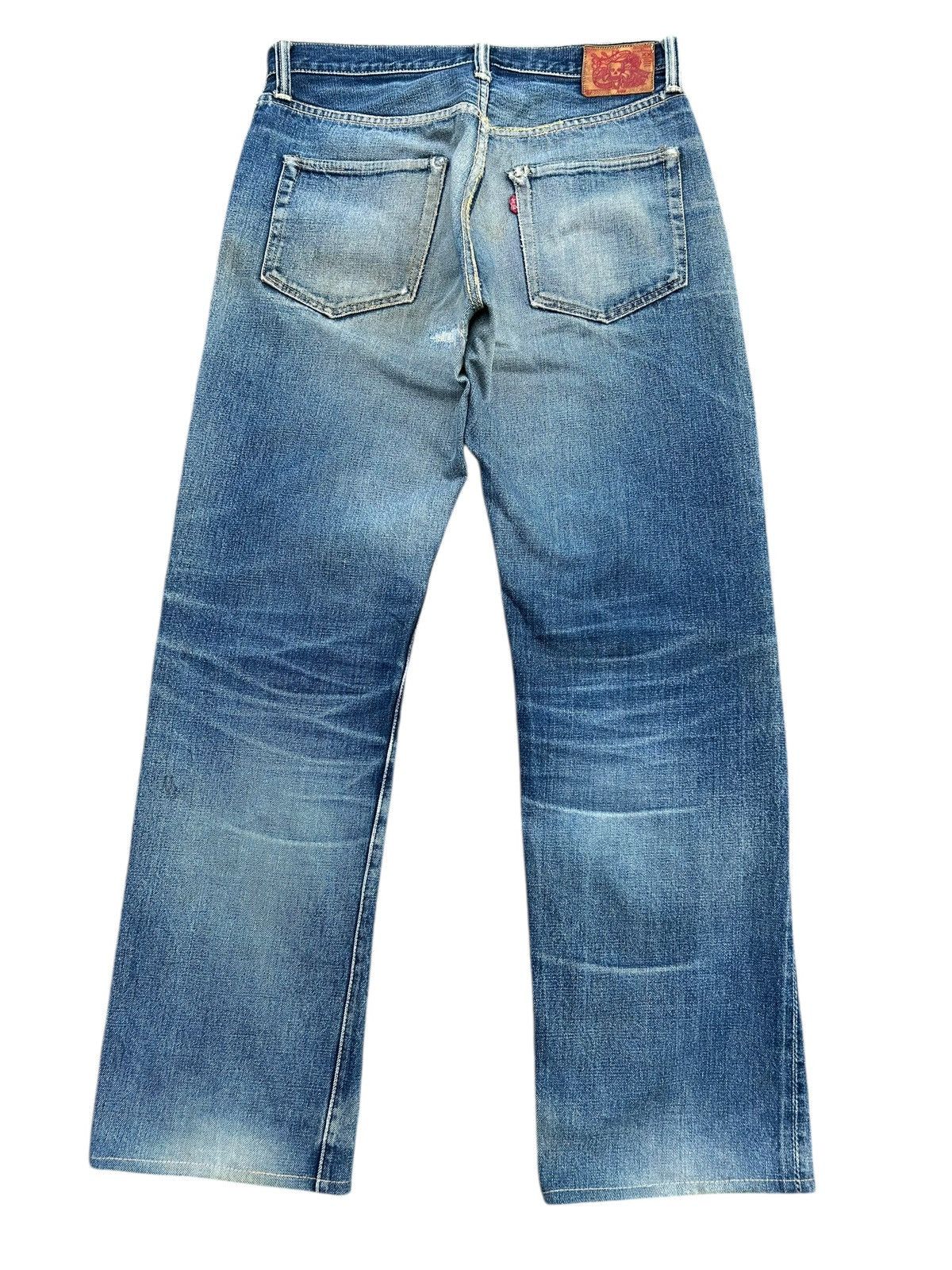 Kapital Vintage Skull Fab Four Alchemist Selvedge Repair Denim jeans Size US 33 - 13 Thumbnail