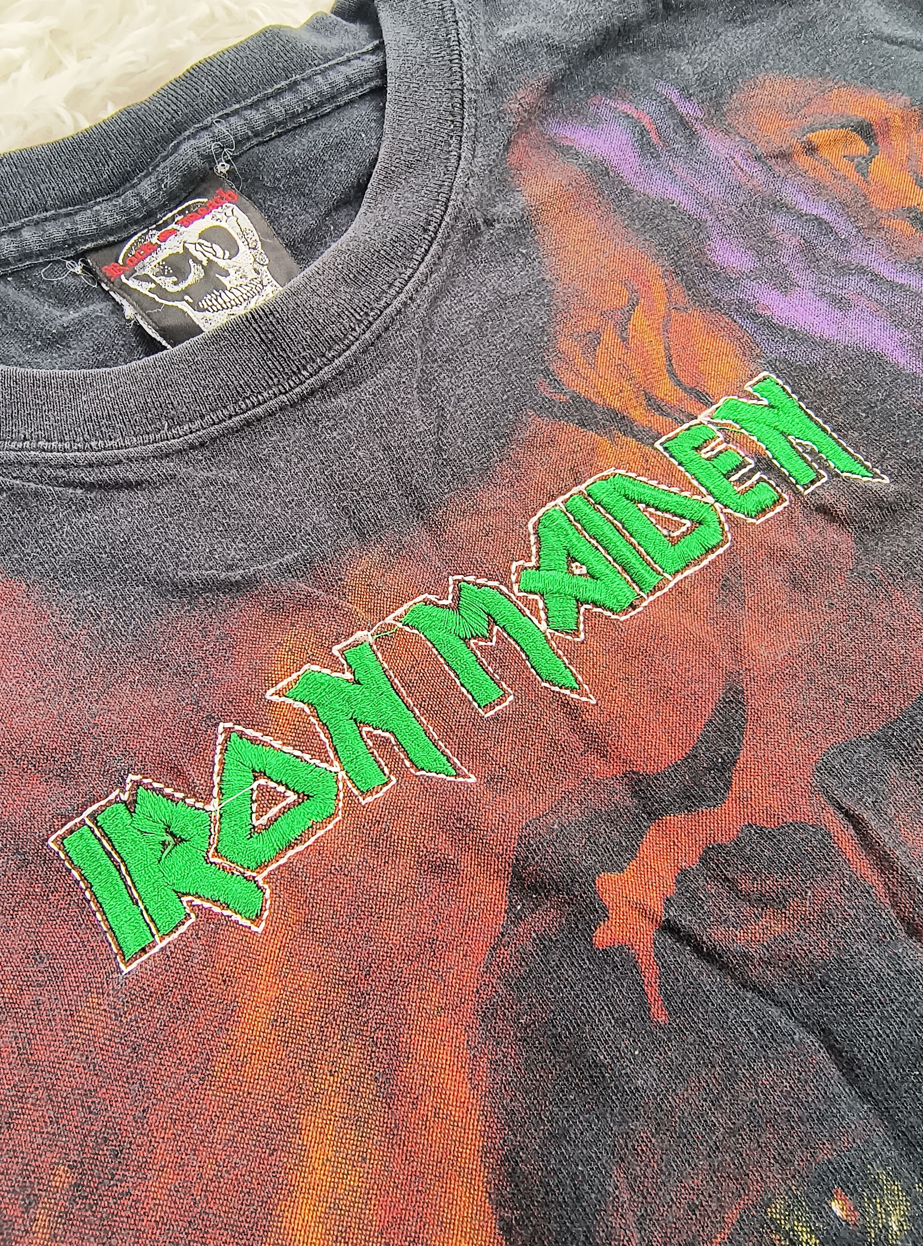 Band Tees Iron Maiden from tear to eternity tee Size US L / EU 52-54 / 3 - 4 Thumbnail