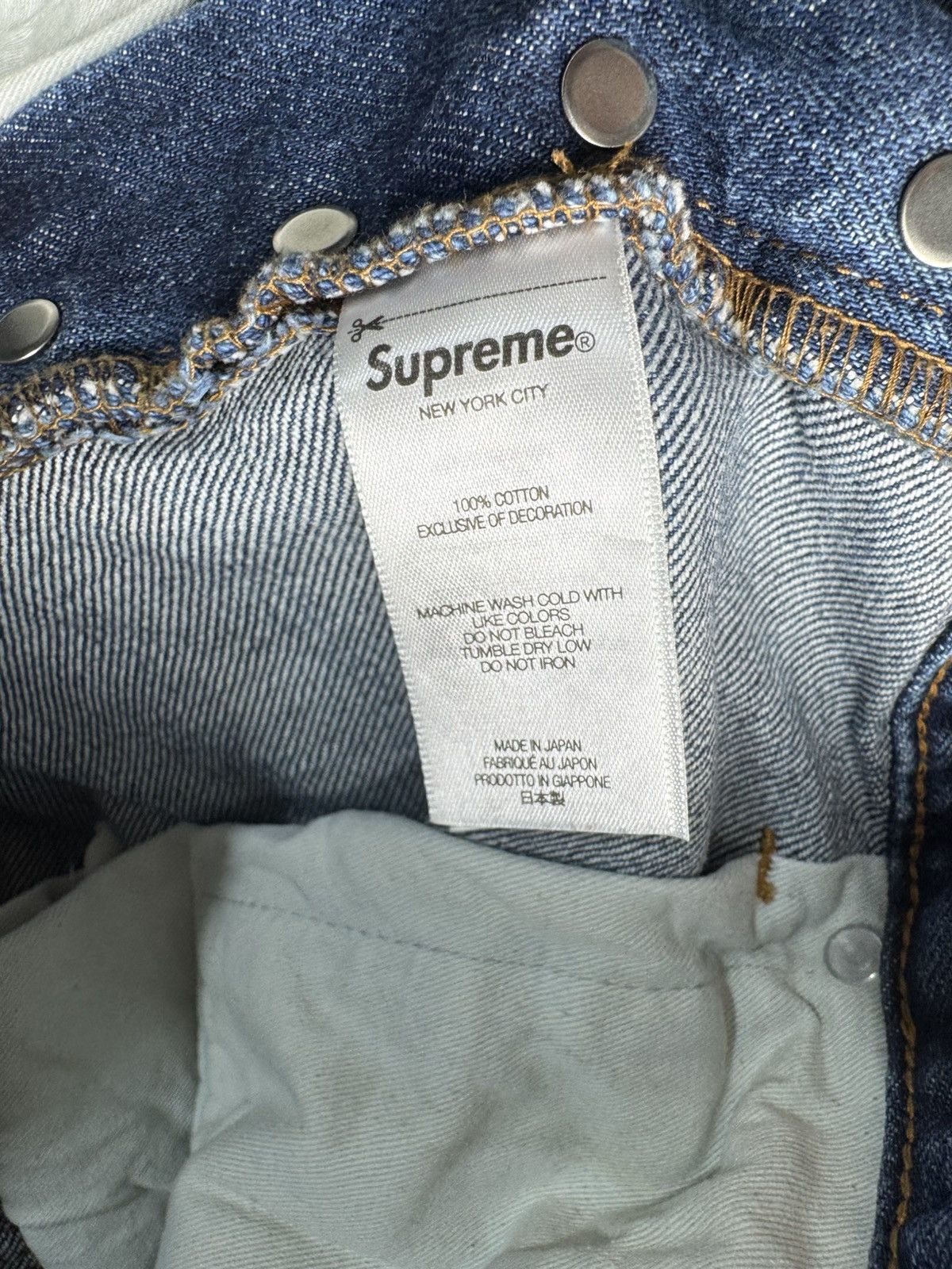 Supreme Selvedge jean made in japan 32x30 Size US 32 / EU 48 - 6 Thumbnail