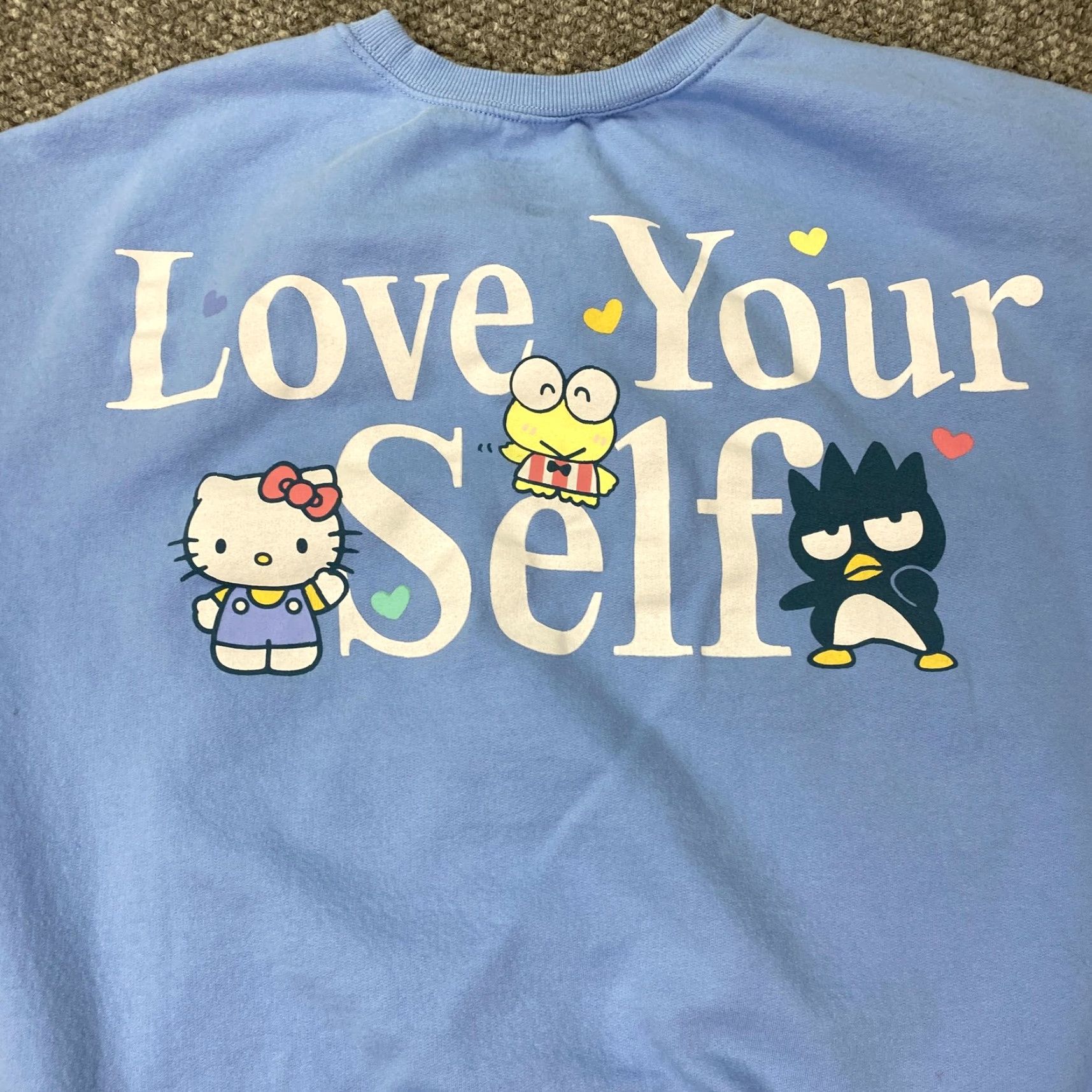 Vintage Hello Kitty And Friends Sweatshirt Womens 2XL Sanrio Blue Crew Neck Pullover Fleece Graphic Print Cat Cartoon Cute 90s? Size XXL / US 16-18 / IT 52-54 - 7 Thumbnail