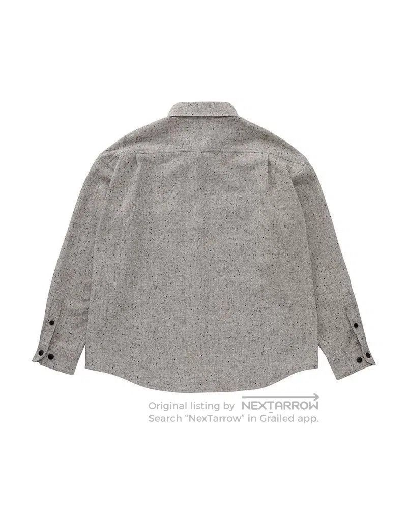 Visvim grey lumber tweed long sleeve shirt. Size US L / EU 52-54 / 3 - 4 Thumbnail