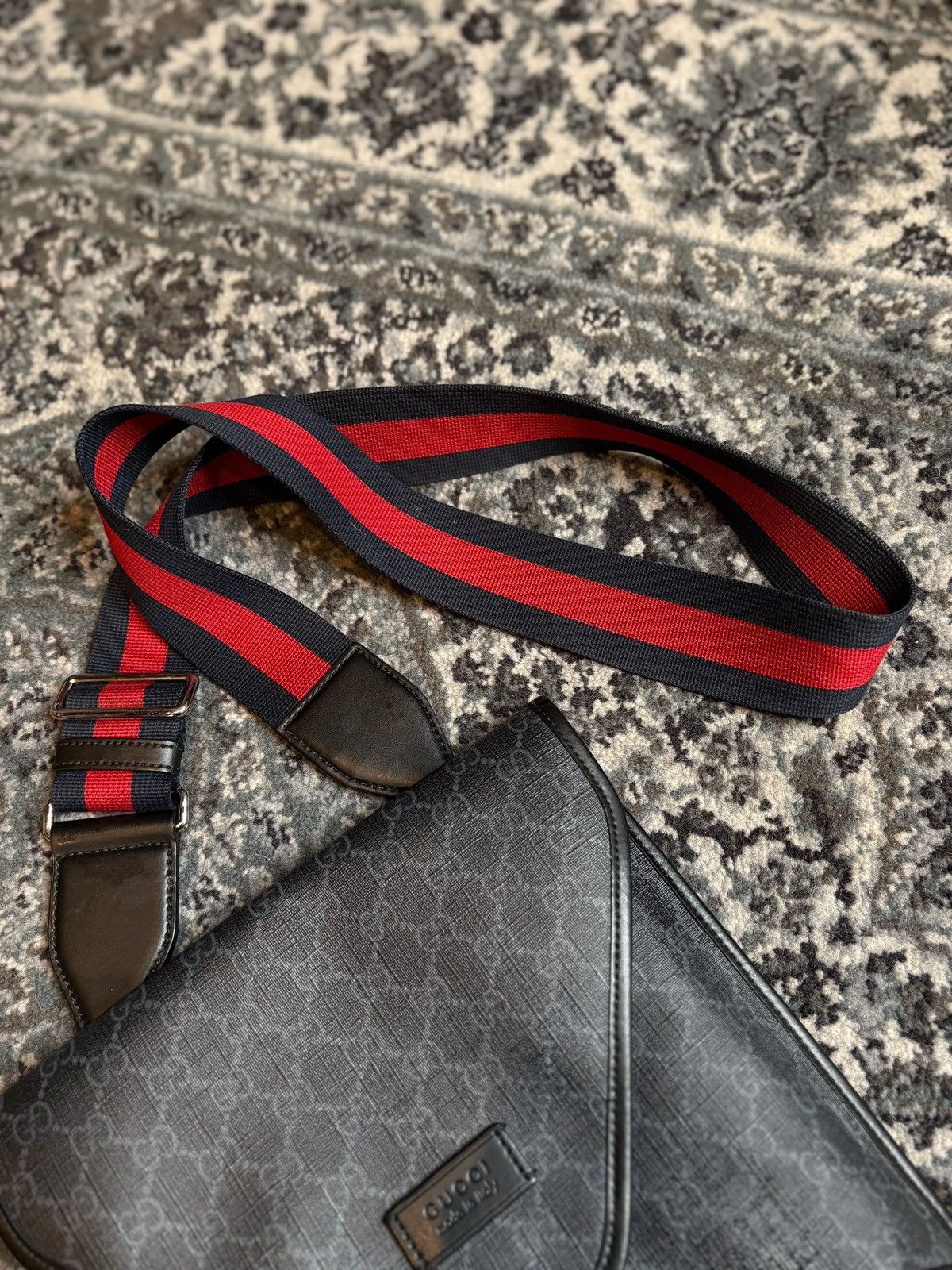 Gucci Gucci Black Monogram Side Bag Size ONE SIZE - 3 Thumbnail