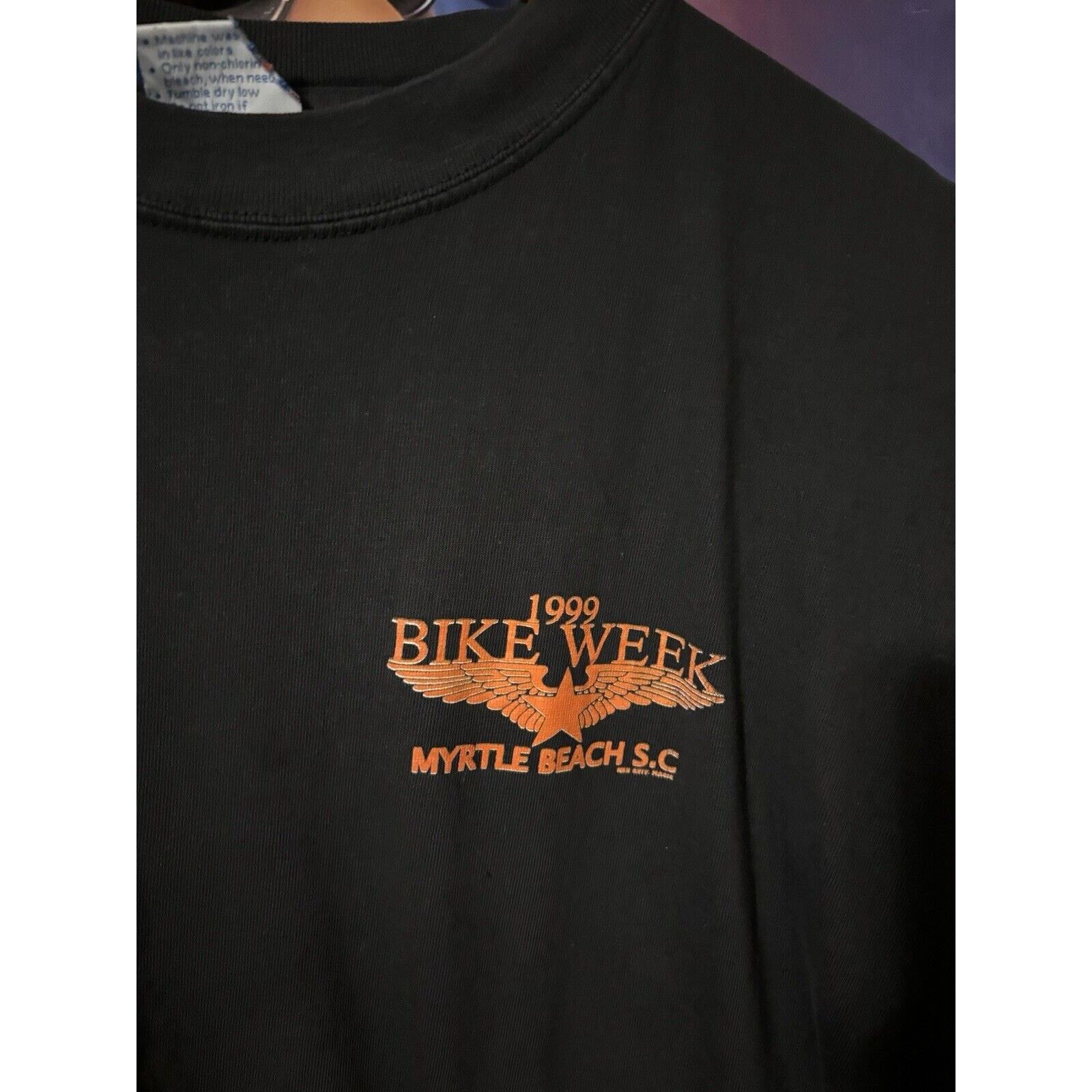 Other vintage black harley davidson motorcycle 1999 Bike week XL Size US XL / EU 56 / 4 - 4 Thumbnail