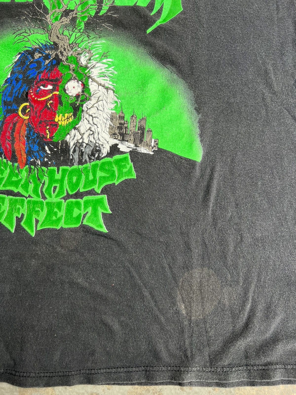 Band Tees (XL) 1989 Vintage Testament GreenHouse Effect Tour Band Tees Size US XL / EU 56 / 4 - 6 Thumbnail