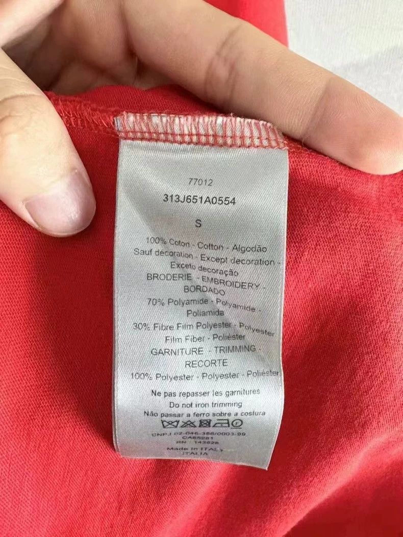 Dior Dior x Erl Red Rabbit Embroidered Short Sleeve-2506 Size US S / EU 44-46 / 1 - 4 Thumbnail