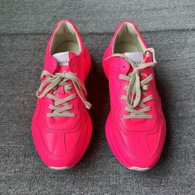 Gucci Gucci Rhyton Pink Low-top Dad Sneakers - Size US 9.5 / EU 42-43 - 2 Thumbnail
