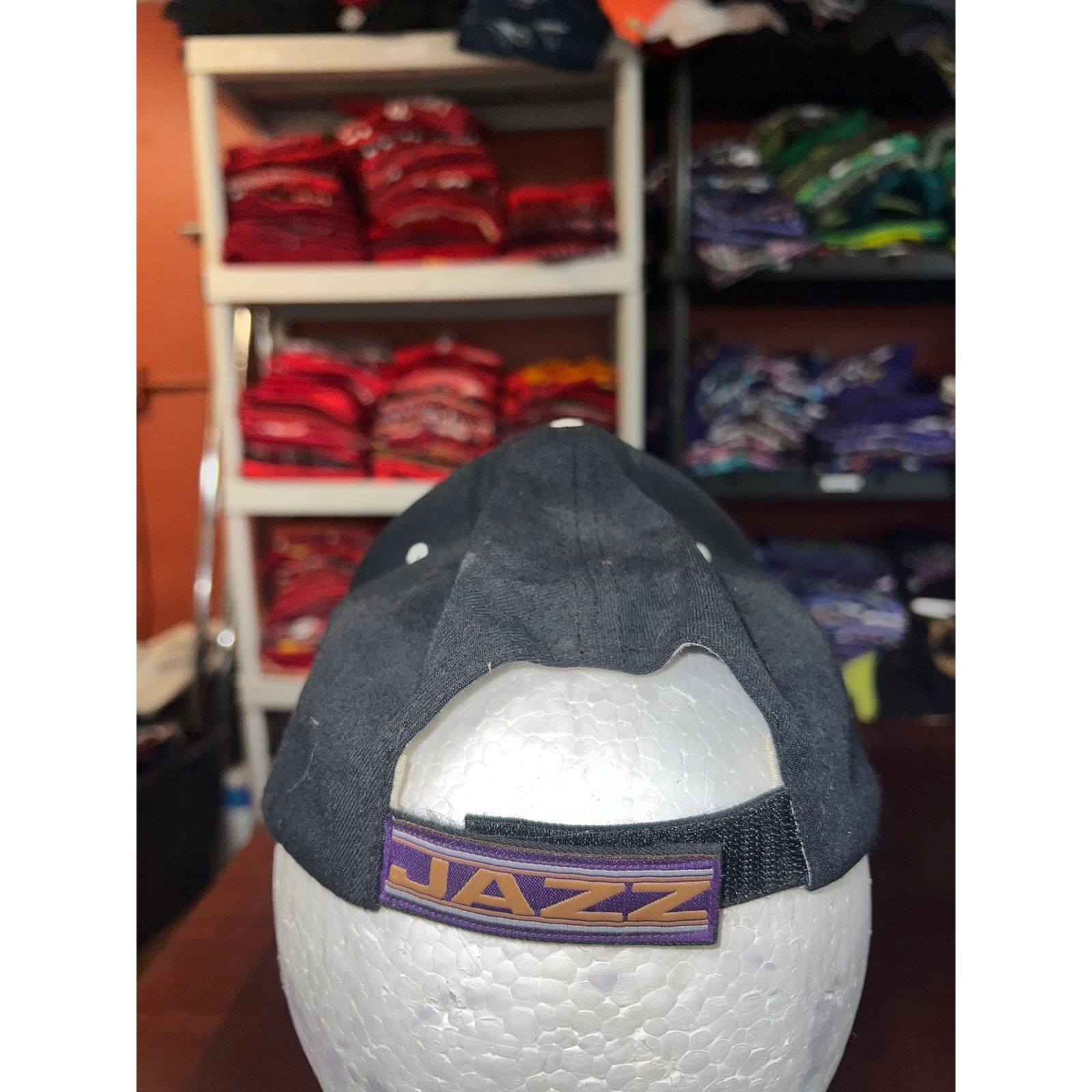 Vintage Vintage Utah Jazz Hat Twins Enterprise 30% Wool NBA VTG Size ONE SIZE - 6 Thumbnail