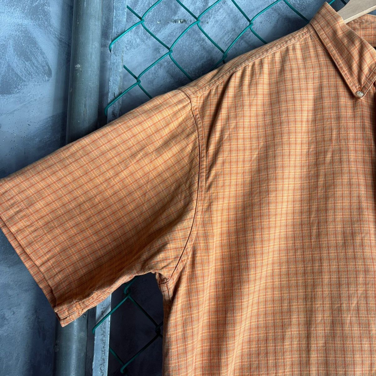 Timberland Timberland Button Down Shirt Plaid Short Sleeves Size US XL / EU 56 / 4 - 6 Thumbnail