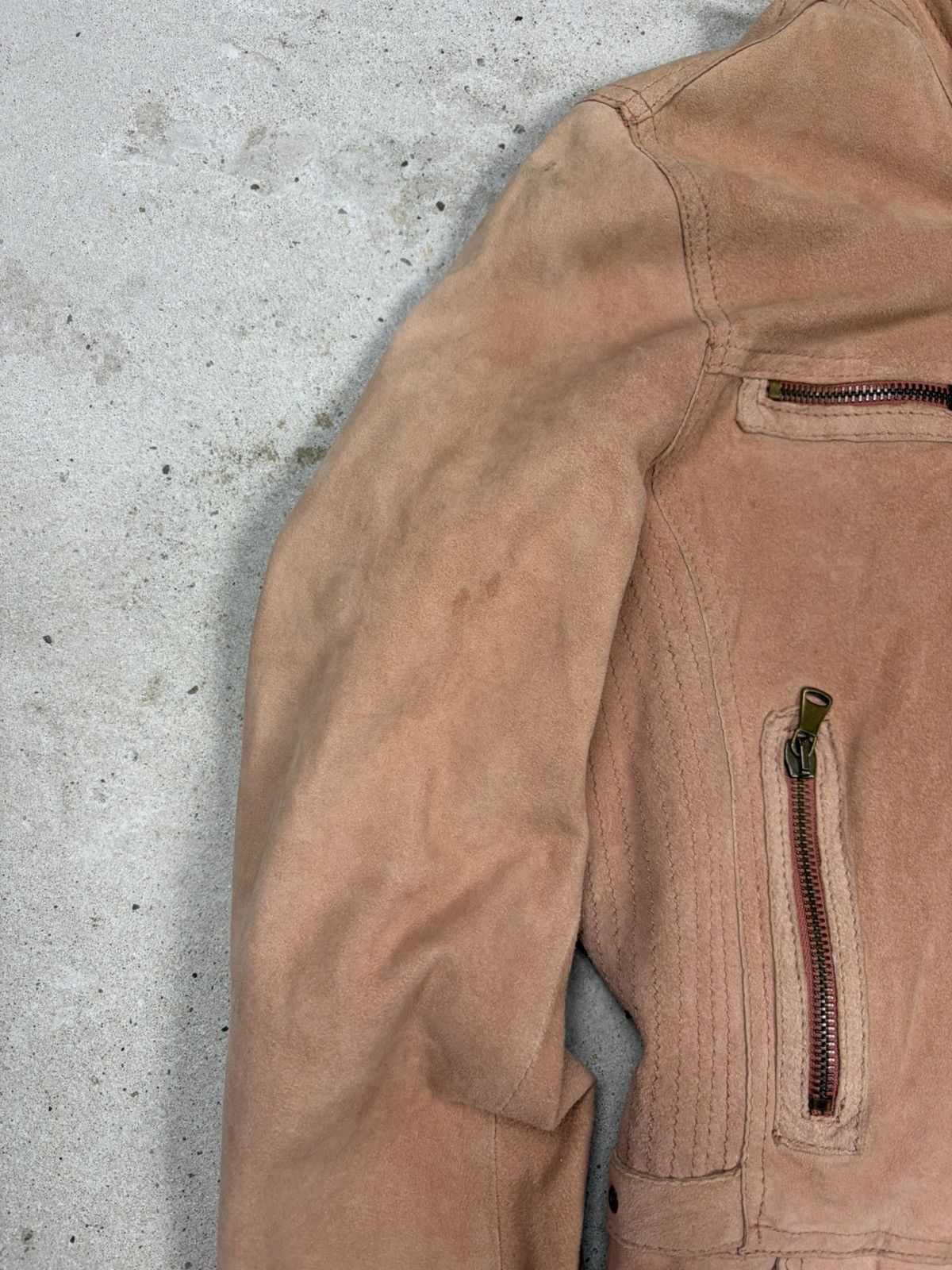 Dolce & Gabbana Vintage 2000s Dolce & Gabbana Suede Leather Utility Jacket Size M / US 6-8 / IT 42-44 - 6 Thumbnail