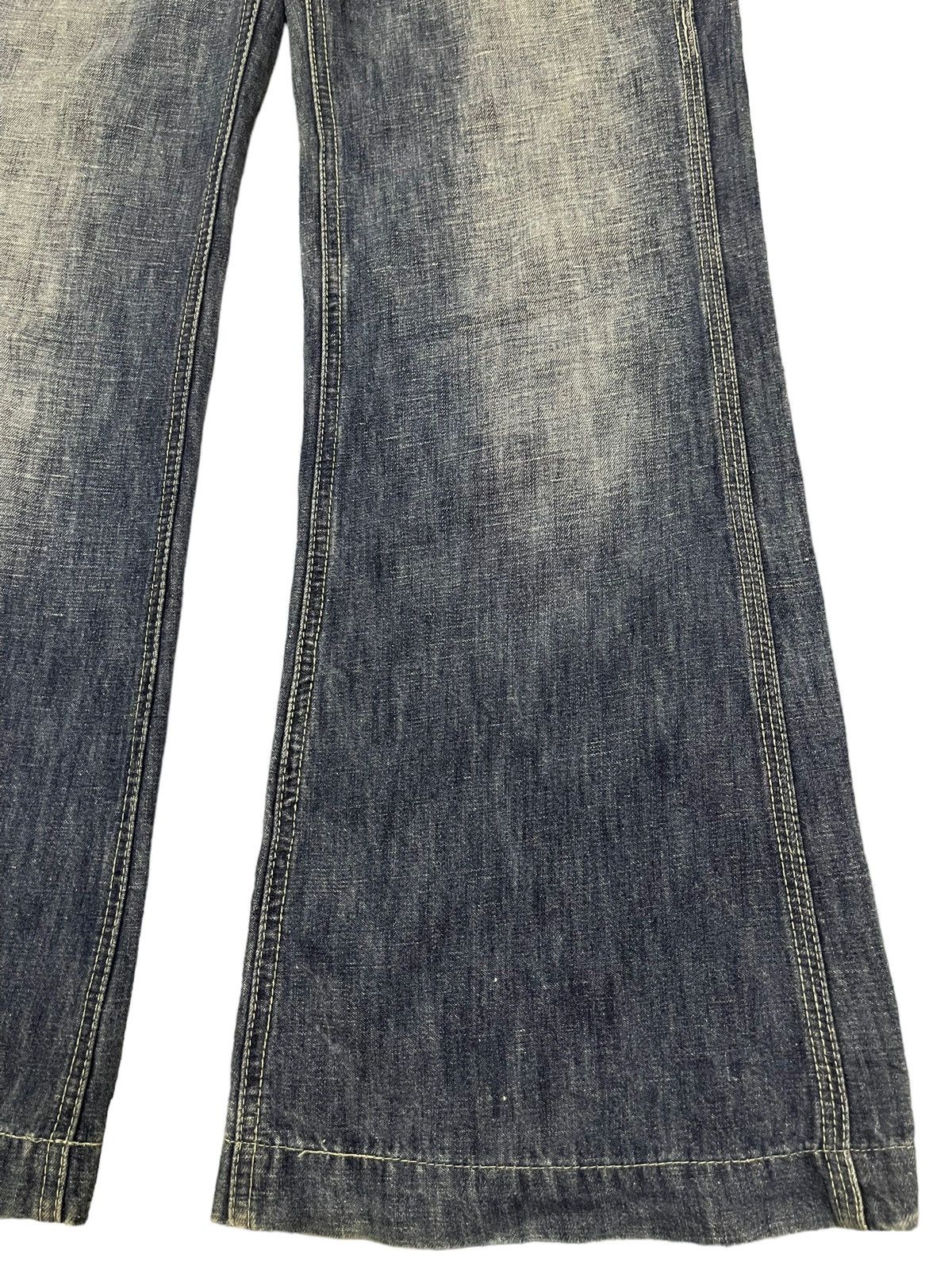 14th Addiction Vintage Japanese Brand Blue Wash Style Baggy Jeans Size US 31 - 6 Thumbnail