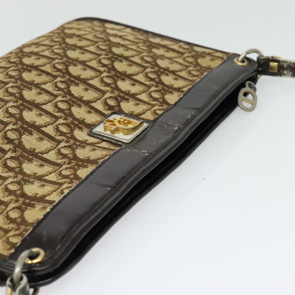 Dior DIOR Trotter Canvas Shoulder Bag Beige Size ONE SIZE - 6 Thumbnail