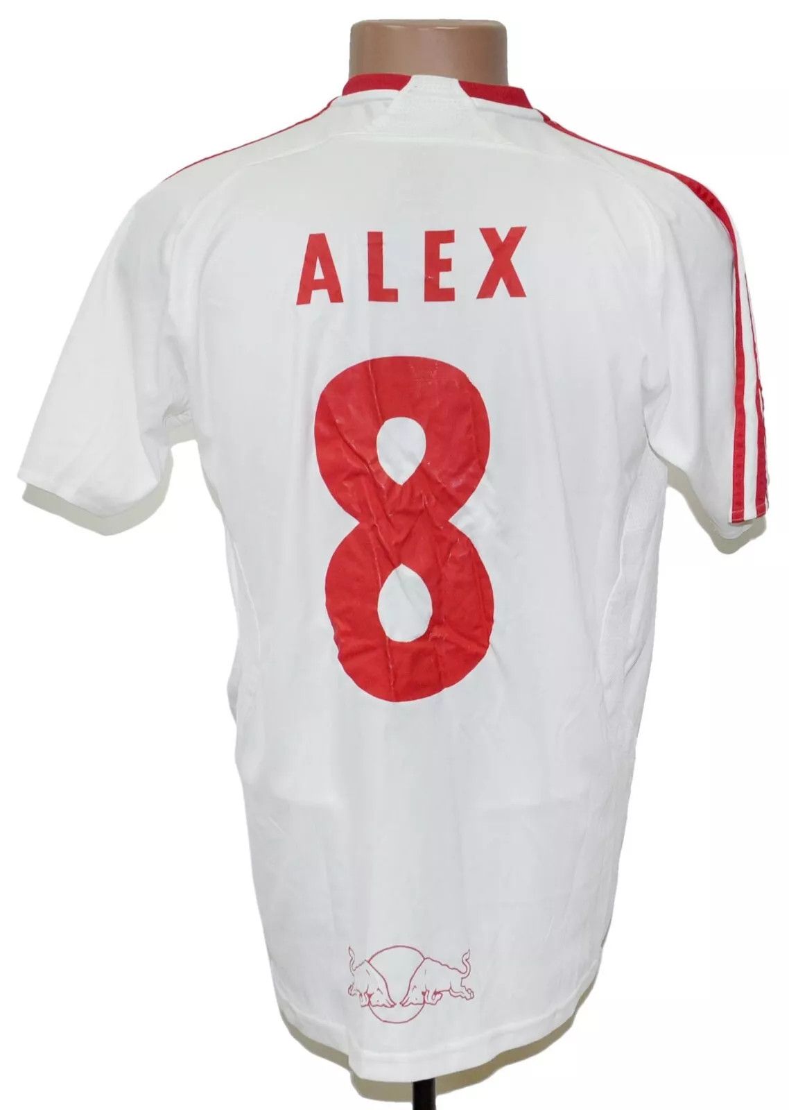 Adidas RED BULL 2007/2009 HOME FOOTBALL SHIRT ADIDAS XL #8 ALEX Size US XL / EU 56 / 4 - 1 Thumbnail