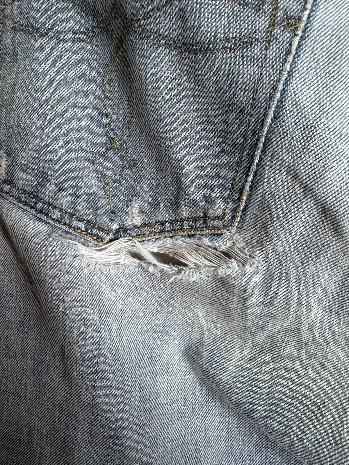 Polo Ralph Lauren × RRL Ralph Lauren RRL distress denim jeans Size US 32 / EU 48 - 7 Thumbnail