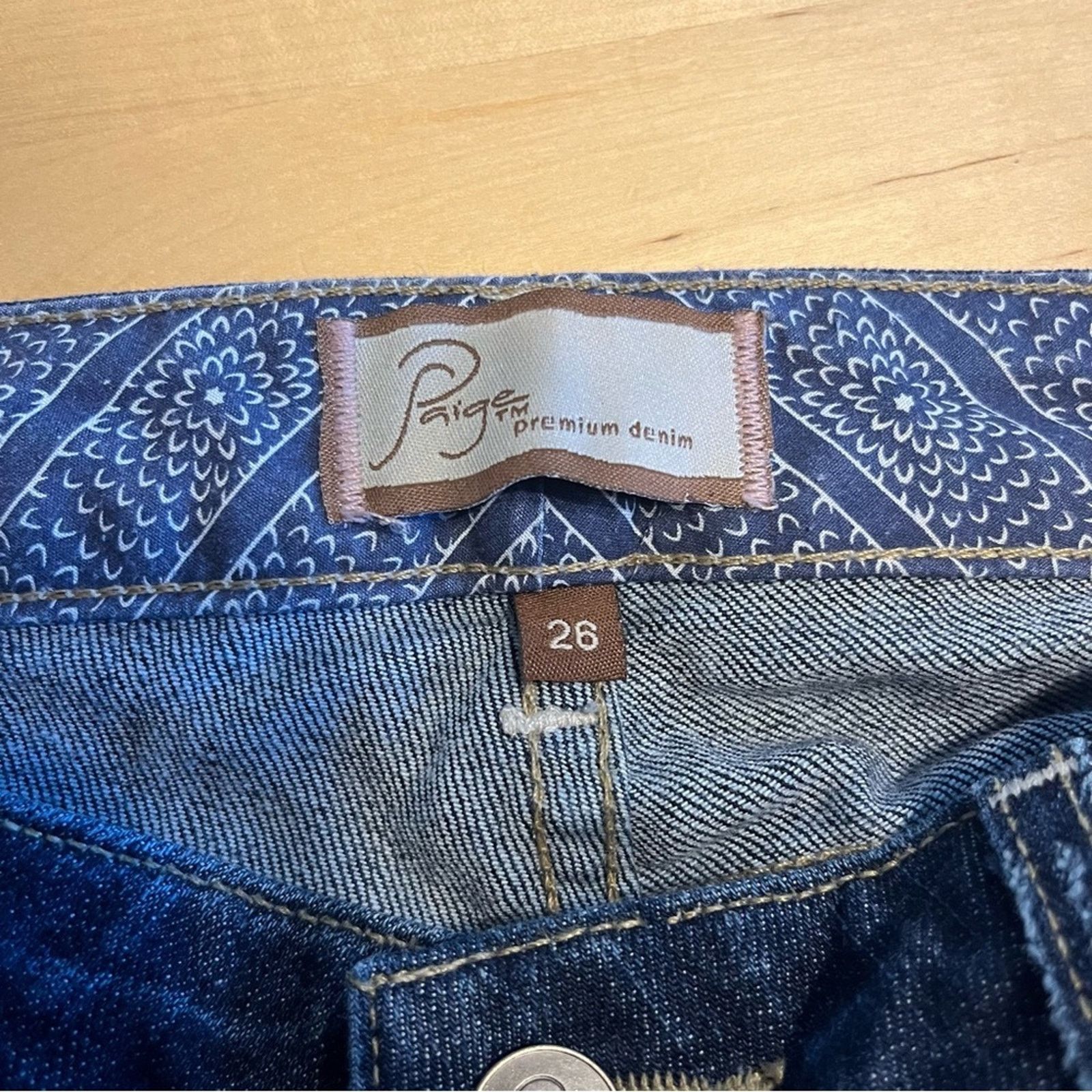 Paige Paige size 26 Womens Jimmy Jimmy Skinny Medium Wash Jeans Size 26" / US 2 / IT 38 - 5 Thumbnail