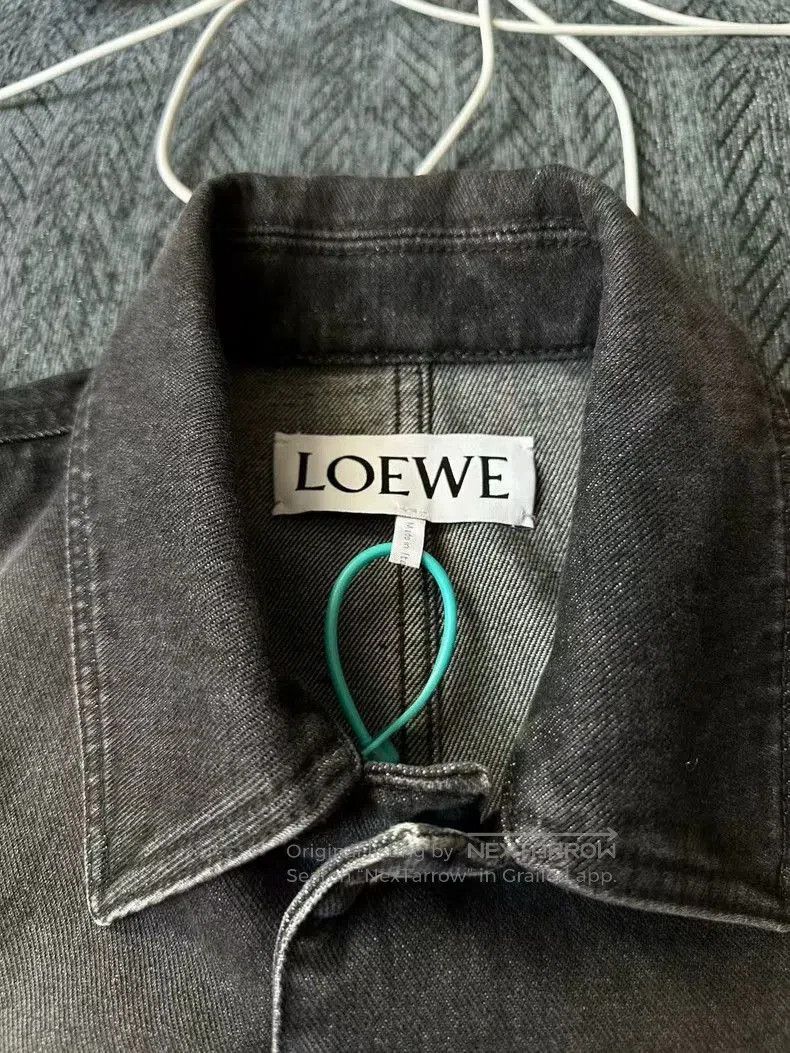 Loewe LOEWE Denim Jacket with Leather Patch. Size US L / EU 52-54 / 3 - 3 Thumbnail
