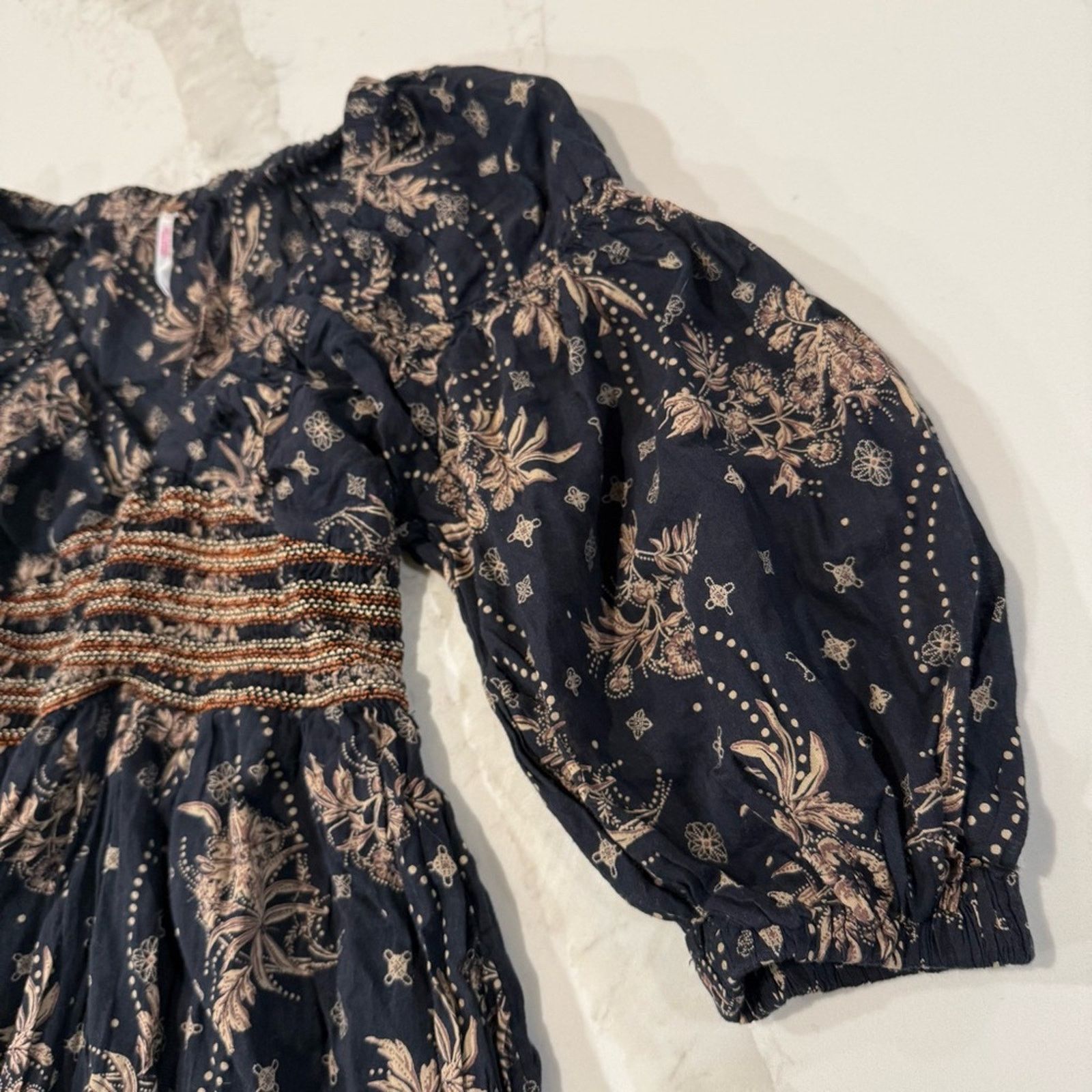 Free People Free People Golden Hour Smocked Bodice Maxi Dress Womens XS Size XS / US 0-2 / IT 36-38 - 7 Thumbnail