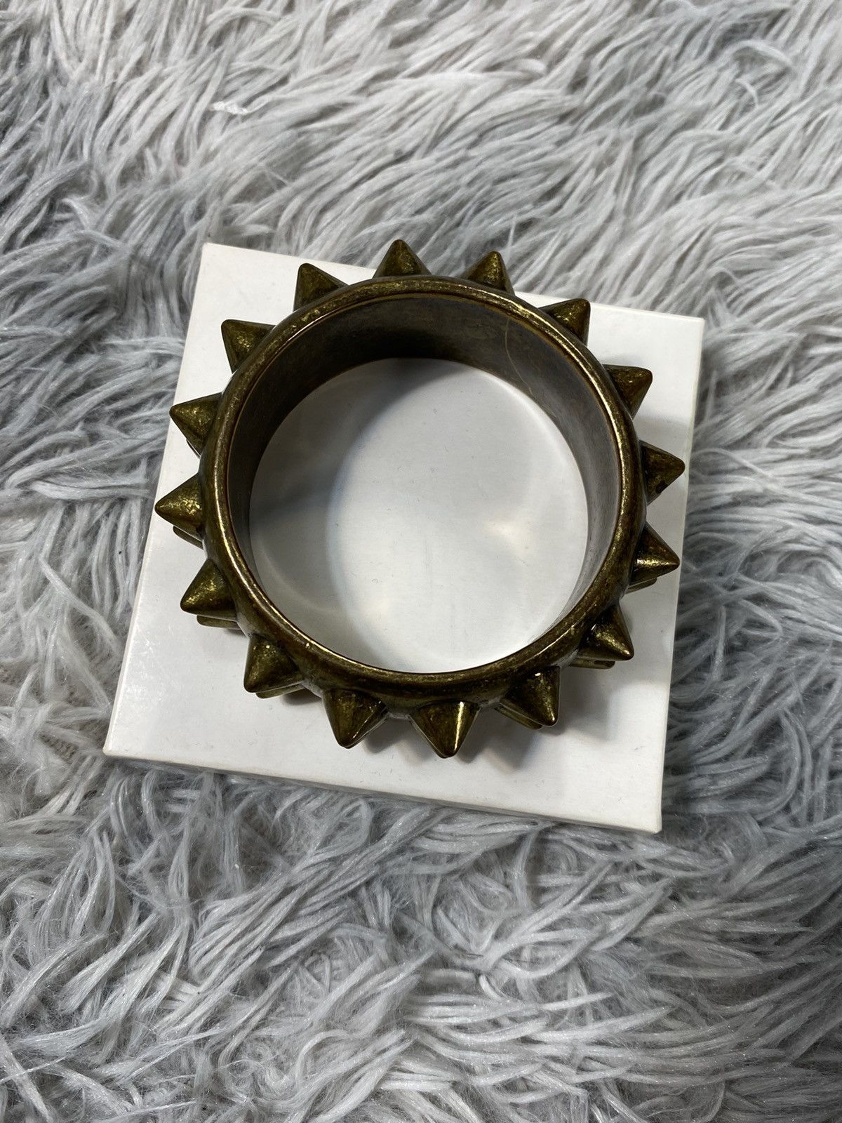 Jewelry Vintage Brass Spike Bangle | Japanese Brand Size ONE SIZE - 4 Thumbnail
