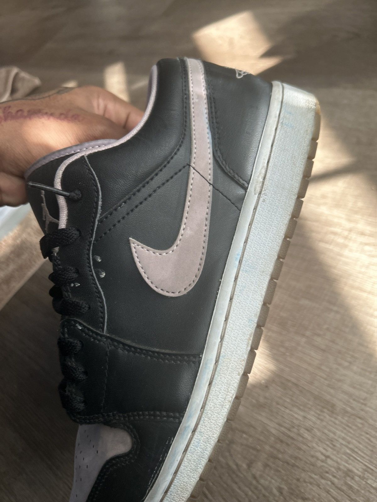 Jordan Brand BLACK & PURPLE Air jordan 1’s Size US 11 / EU 44 - 5 Thumbnail