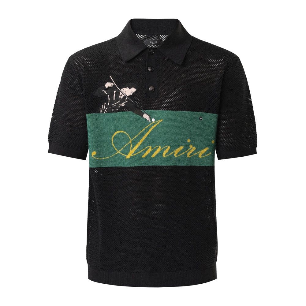 Amiri o1s1wg110326 Billiards Polo Shirt in Multicolor Size US S / EU 44-46 / 1 - 1 Thumbnail