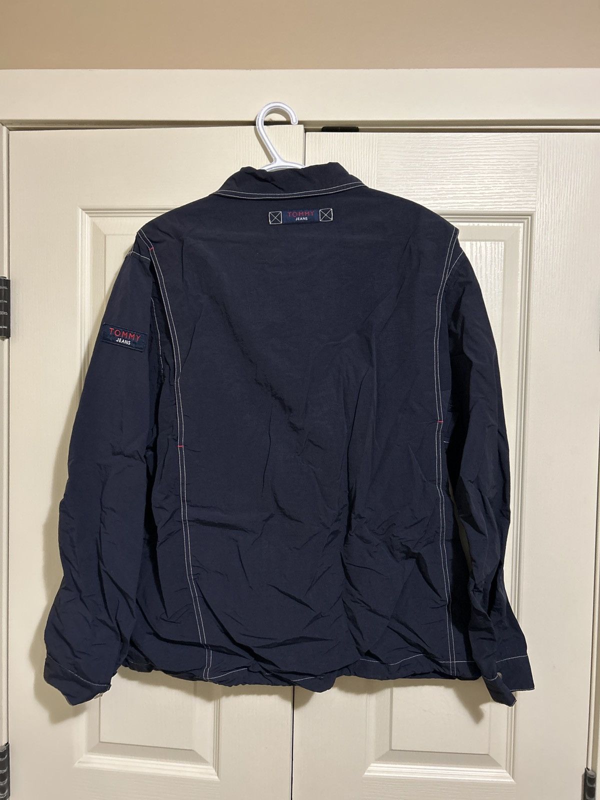 Tommy Hilfiger × Vintage Vintage Tommy Jeans raincoat Size US XL / EU 56 / 4 - 2 Thumbnail