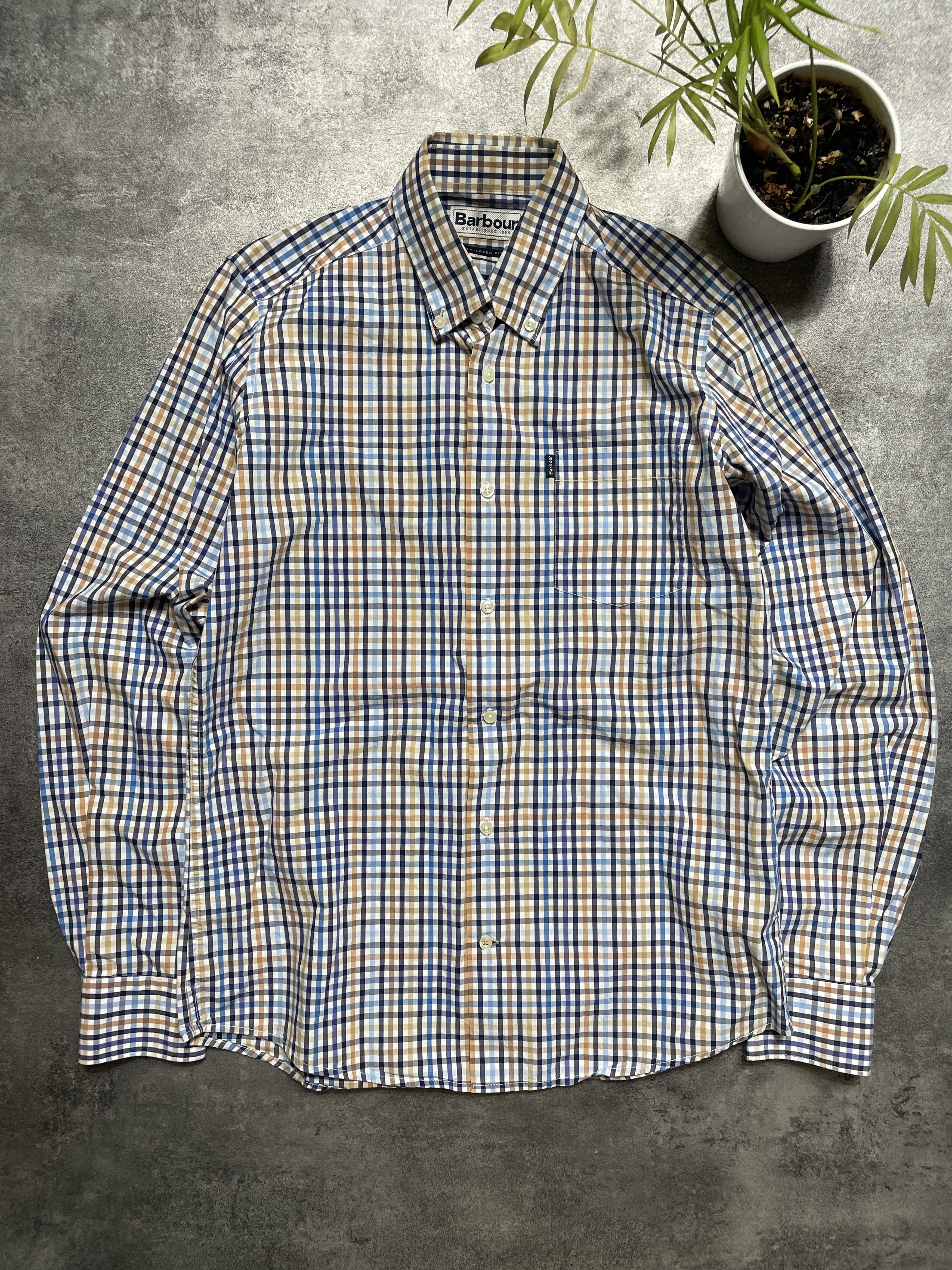 Barbour Barbour Luxury Checkered Shirt Button Up Elegant Size US S / EU 44-46 / 1 - 1 Thumbnail