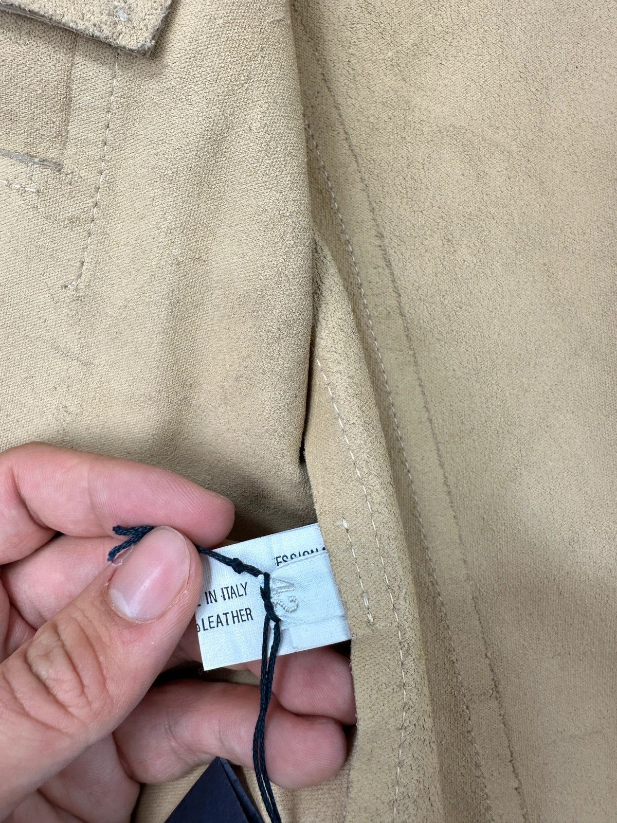 Prada Prada Milano SS99 Beige Leather CalfSkin Snap Buttons Jacket Size M / US 6-8 / IT 42-44 - 14 Thumbnail