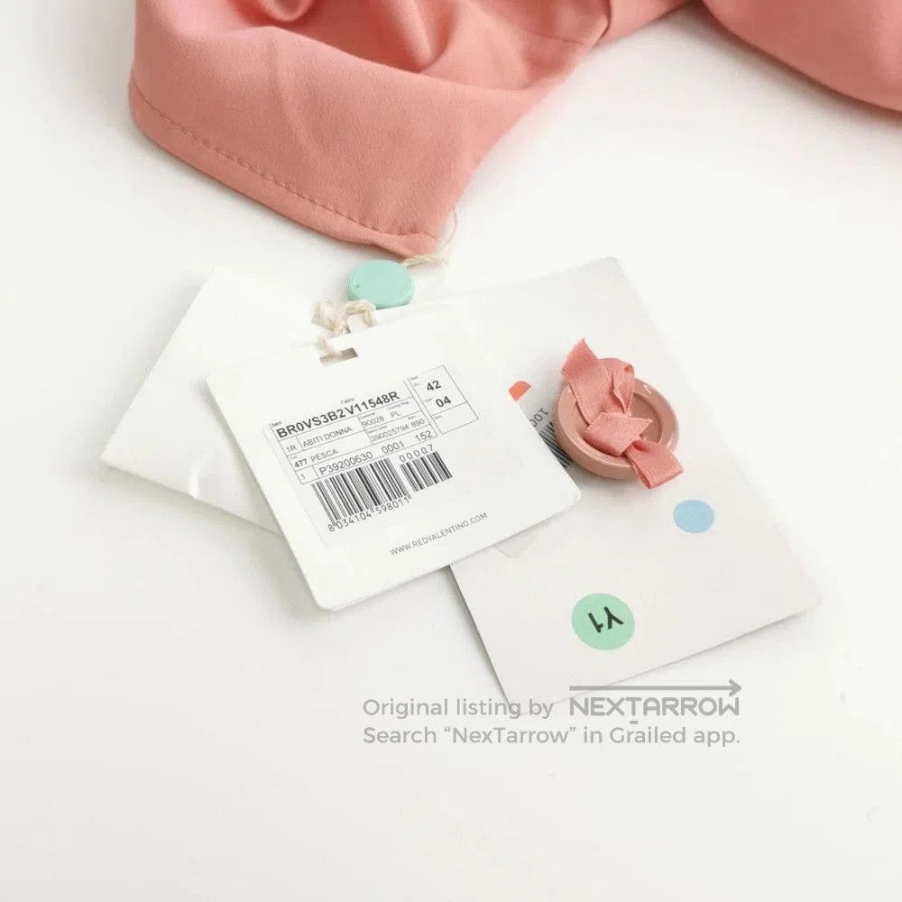 RED Valentino Red Valentino Solid Pink Round Neck Dress. Size M / US 6-8 / IT 42-44 - 3 Thumbnail