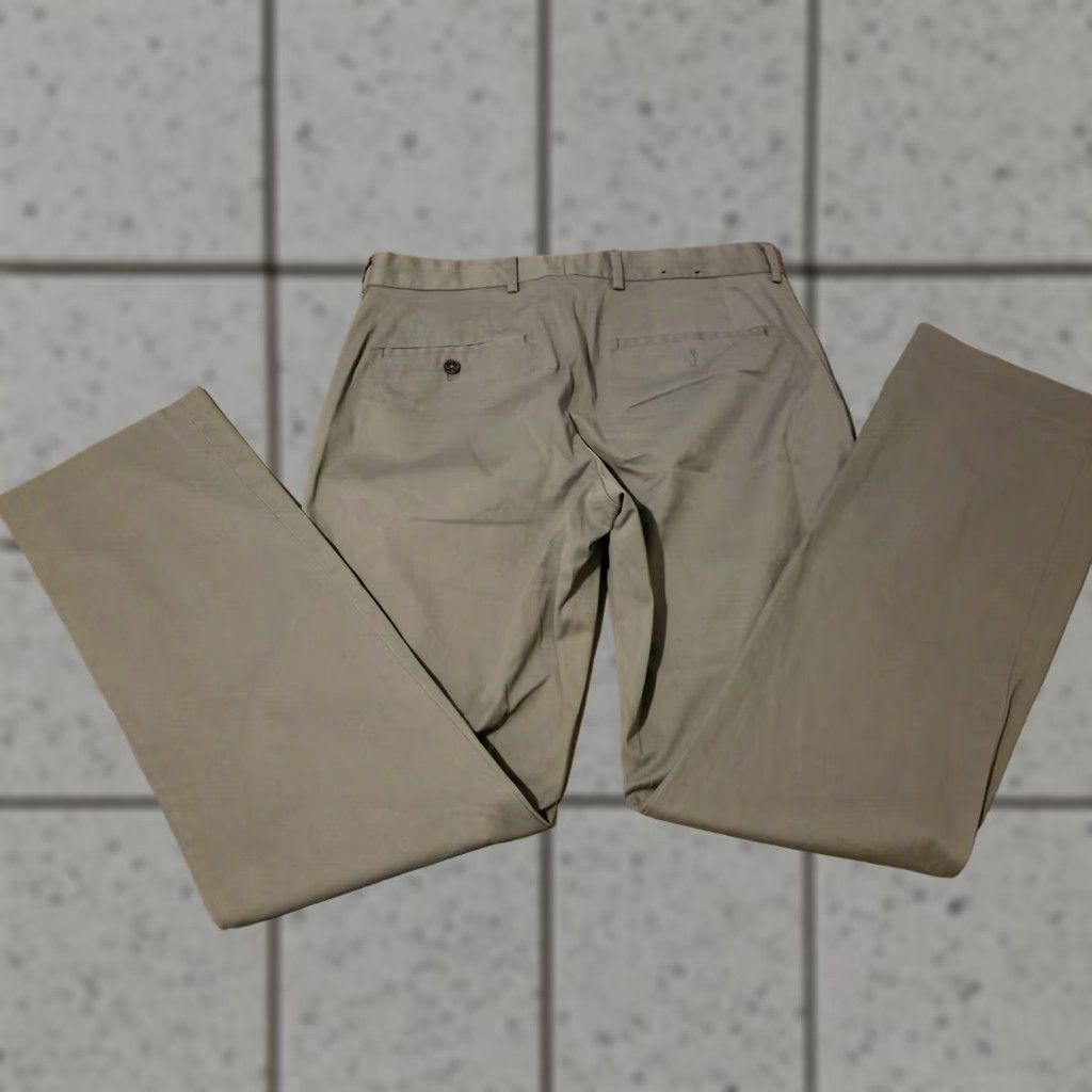 Express Express Mens Dress Pants 30x32 Cotton Gray Chino Trousers Dickies? Size US 30 / EU 46 - 1 Thumbnail