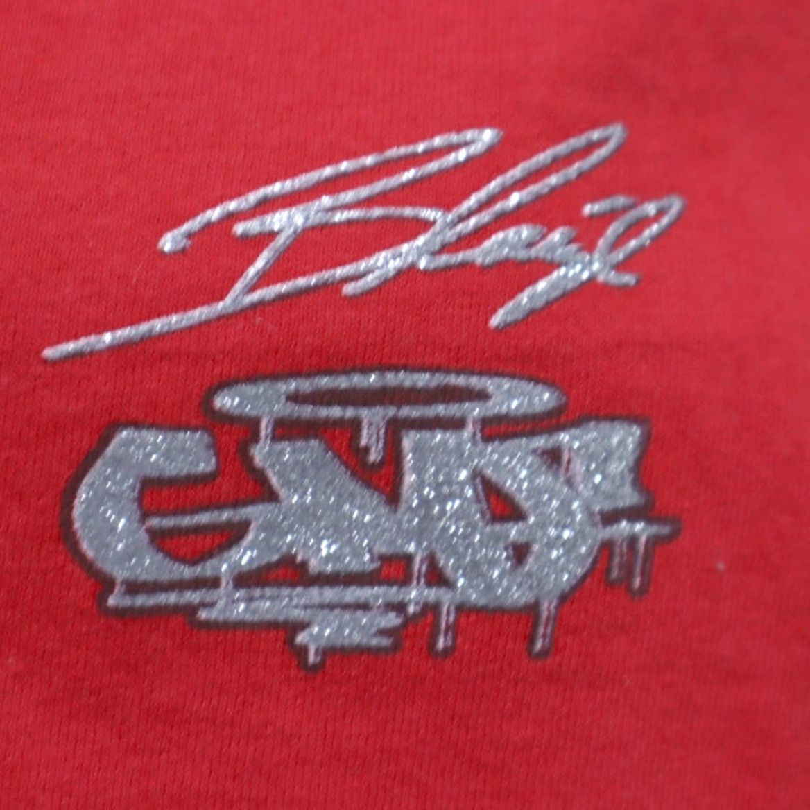 Vintage VTG Give Me Face 2 Pac Rap Solid T-Shirt Red Men's L Shirt (VTG) Size US L / EU 52-54 / 3 - 7 Thumbnail