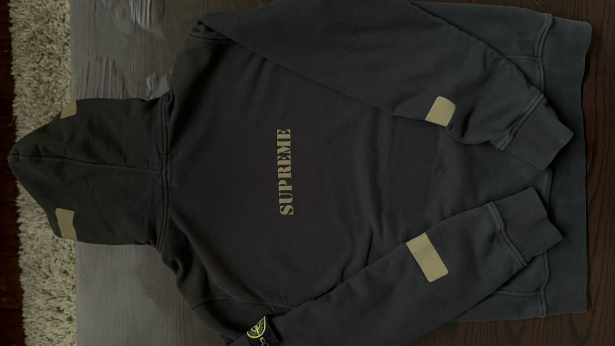 Supreme Supreme Stone Island Hoodie FW17 Grailed
