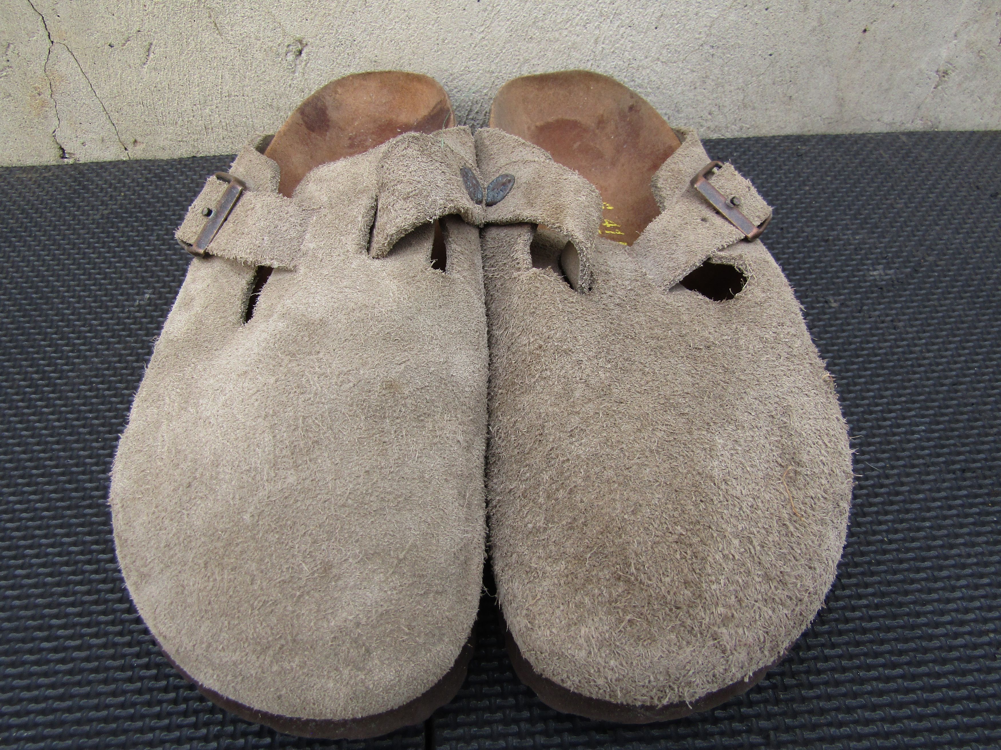Birkenstock Birkenstock Men’s Boston Leather Clog Taupe Size US 8 / EU 41 - 2 Thumbnail