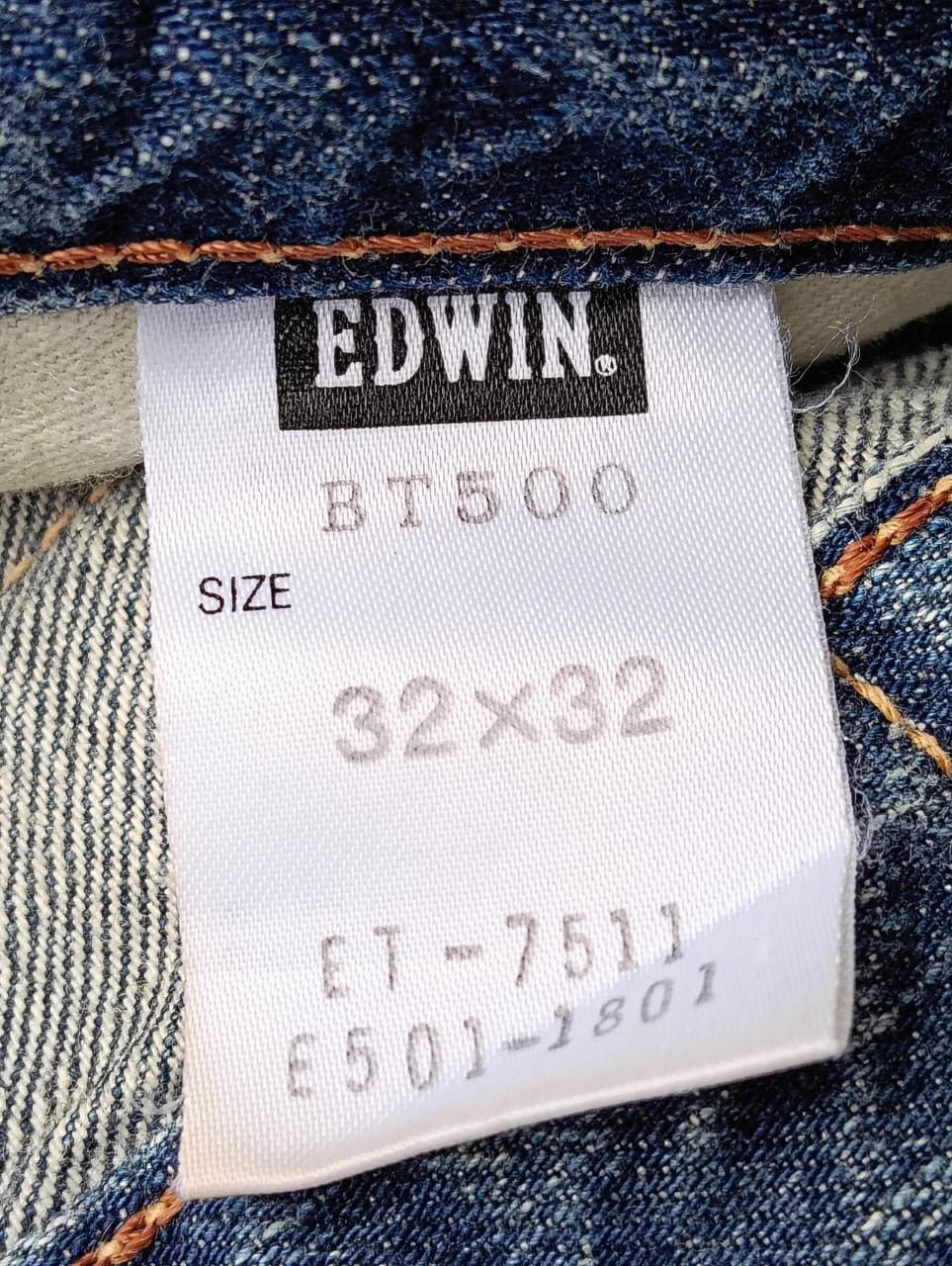 Edwin 🔥 Edwin 503 Flare Denim – Heavy Fade & Rare Vintage Look Size US 34 / EU 50 - 9 Thumbnail