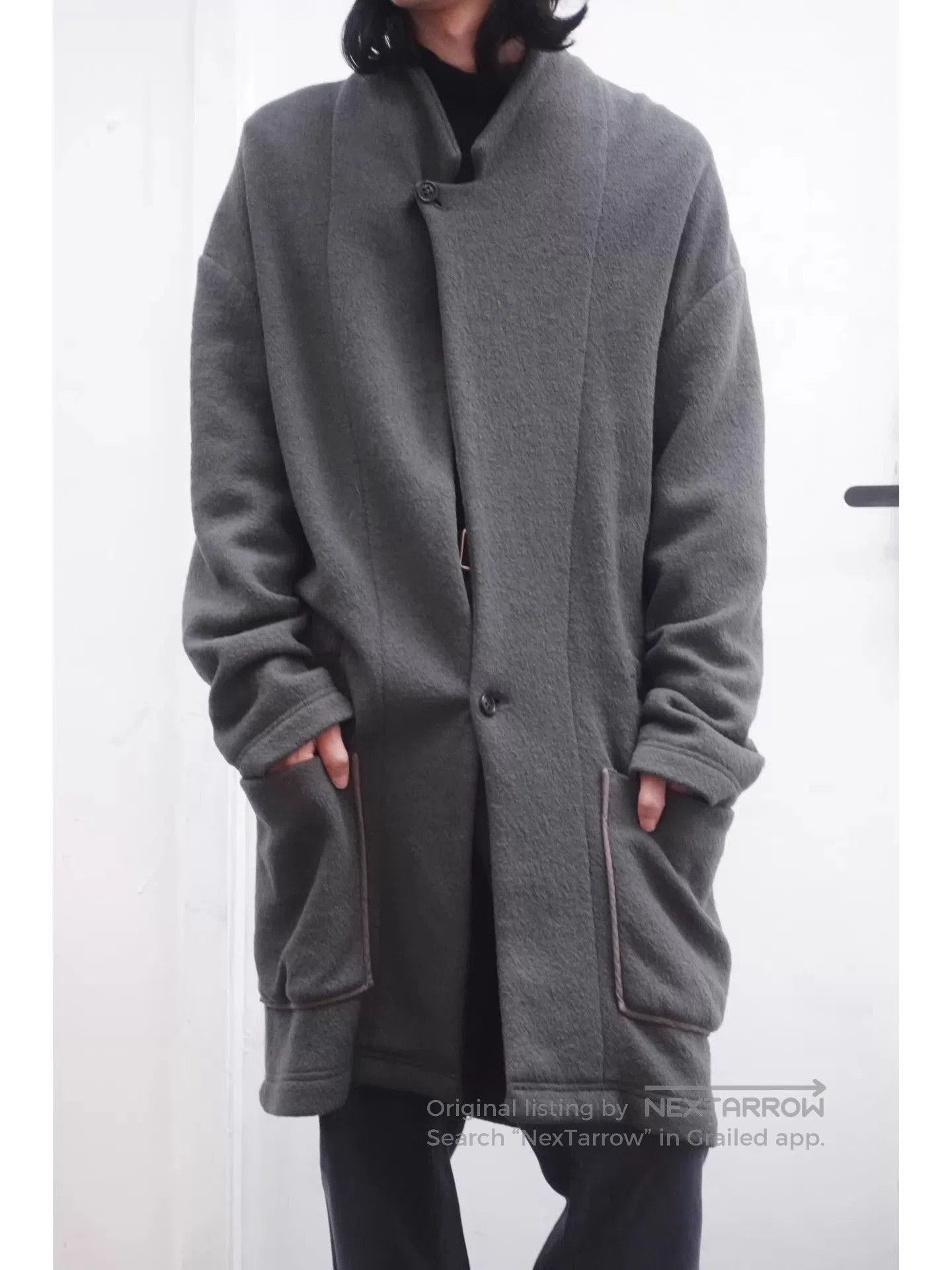 Damir Doma Gray Oversized Long Coat . Size US XS / EU 42 / 0 - 1 Thumbnail