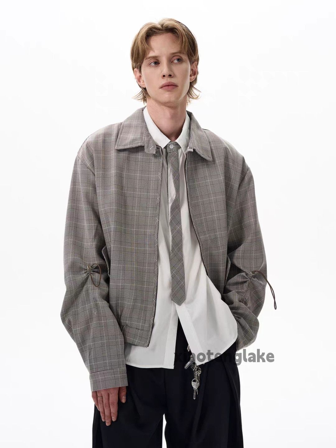 Vintage Utility punk yuppie loose hiphop plaid yuppie jacket Size US L / EU 52-54 / 3 - 4 Thumbnail