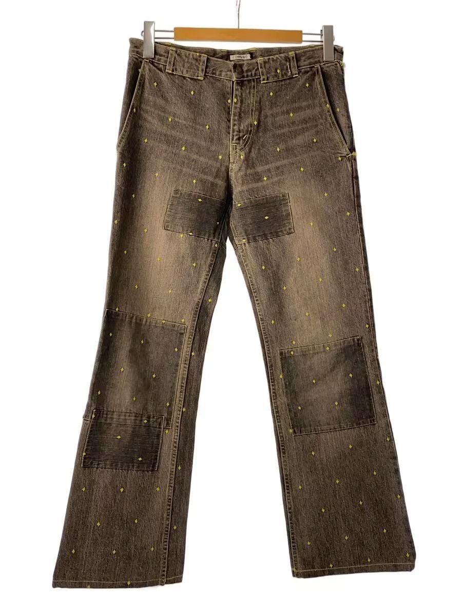 Undercover Diamond Dot Patchwork Boot Cut Denim Jeans Size US 30 / EU 46 - 1 Thumbnail
