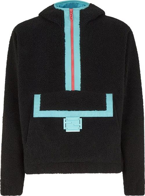 image of Fendi O1Loc1C0124 Blouson In Black, Men's (Size Small)