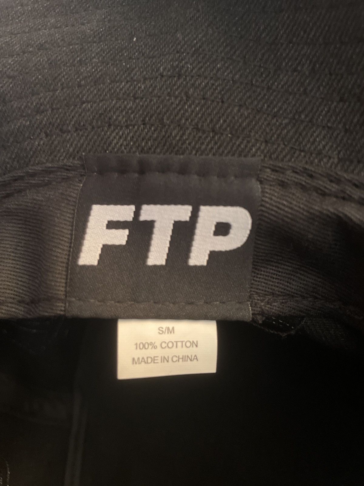 Fuck The Population FTP “Cross” Denim Bucket Hat (S/M) Size ONE SIZE - 2 Thumbnail