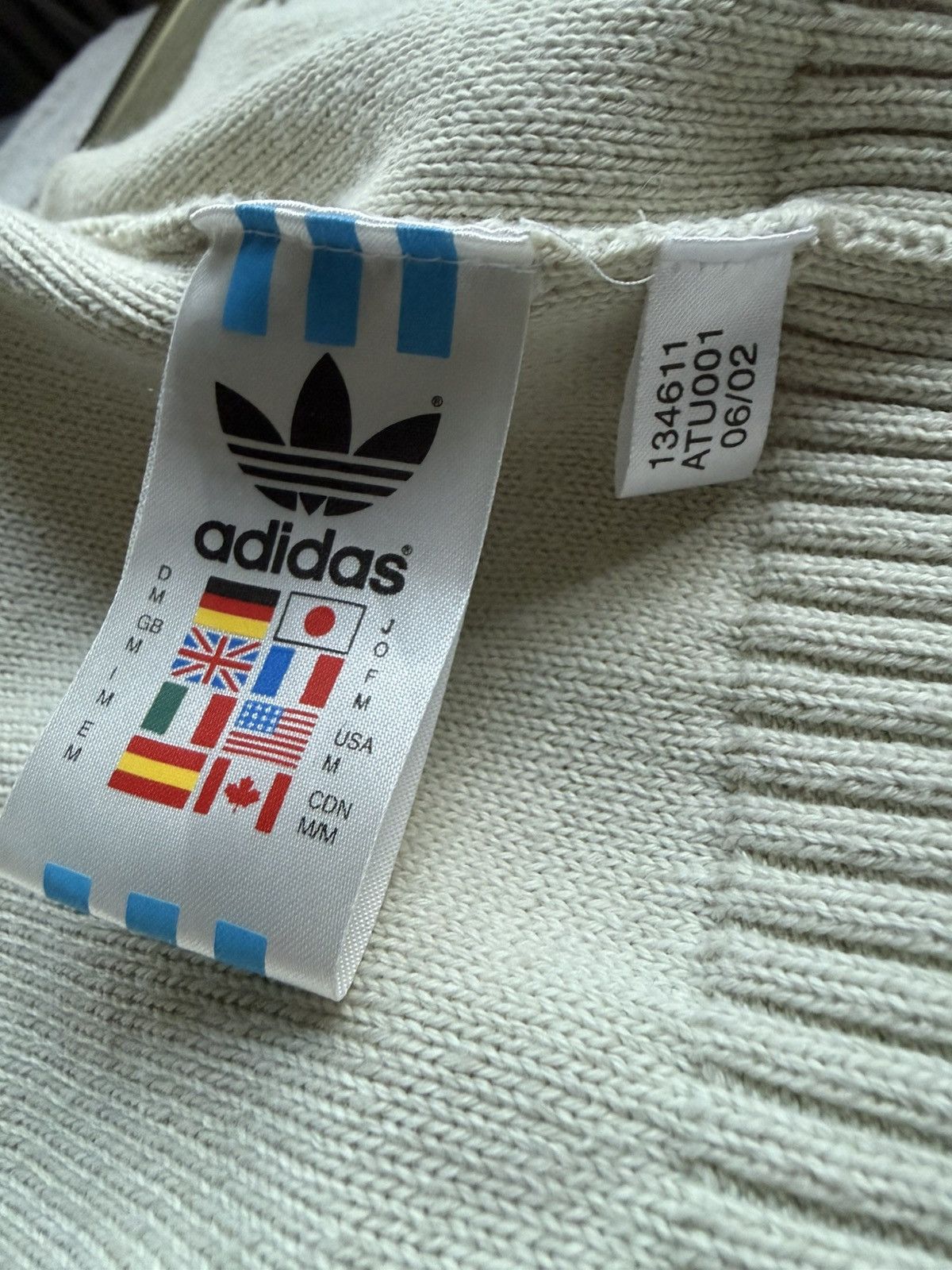 Adidas Rare Adidas Vintage Knit Jacket 2000s Y2K Adidas Retro Size US M / EU 48-50 / 2 - 10 Thumbnail