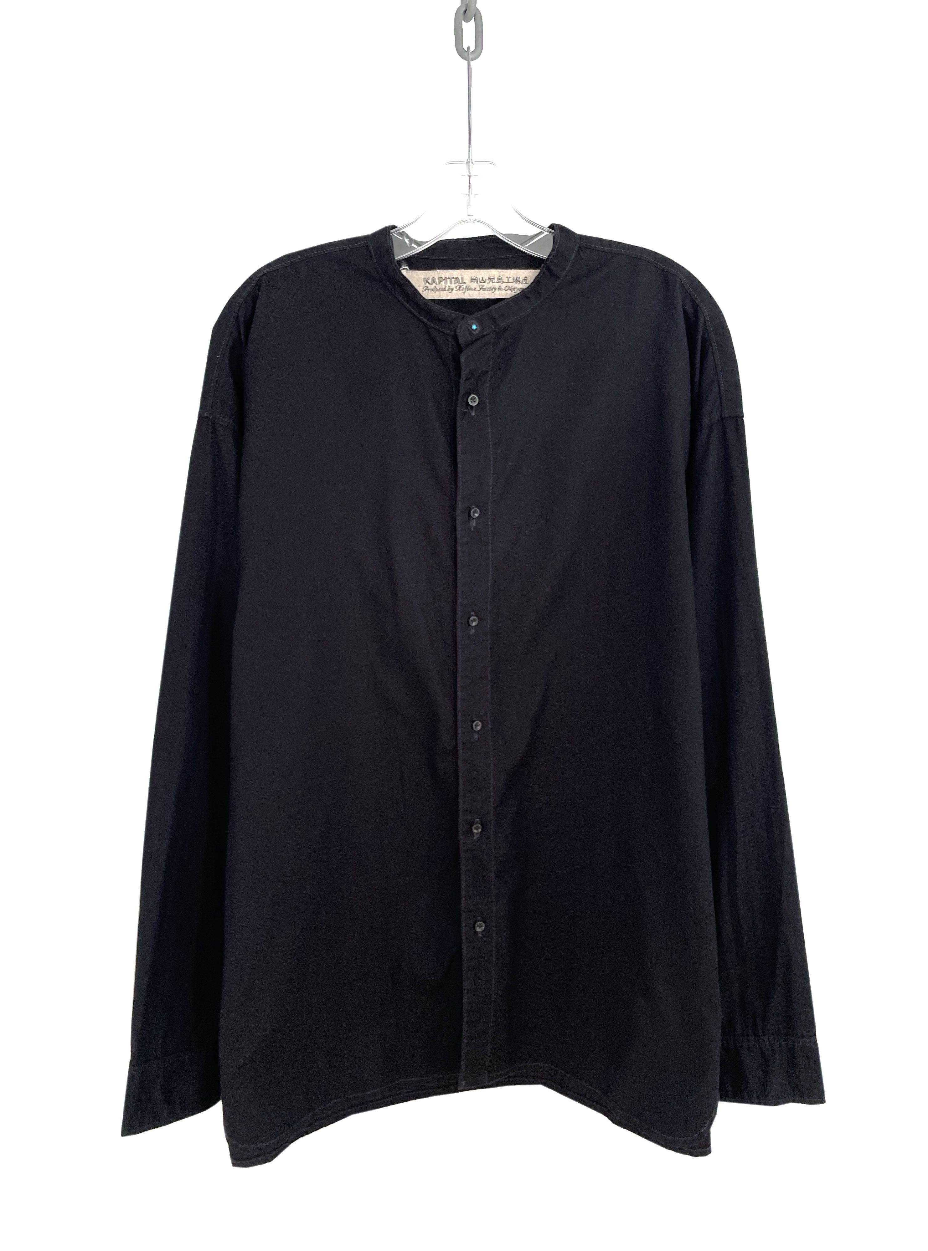 Kapital Blue Accent Button Shirt Size US XL / EU 56 / 4 - 1 Thumbnail