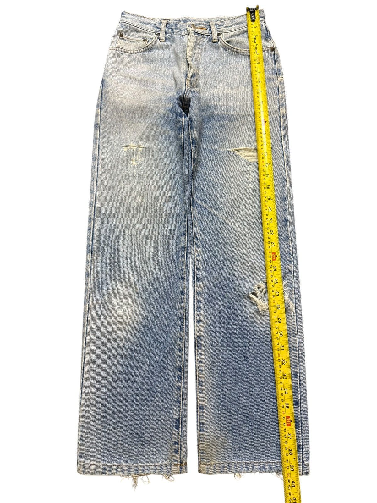 Edwin Vintage 90s Edwin Blue Faded Wash Distressed Straight Leg Size 27" / US 4 / IT 40 - 9 Thumbnail