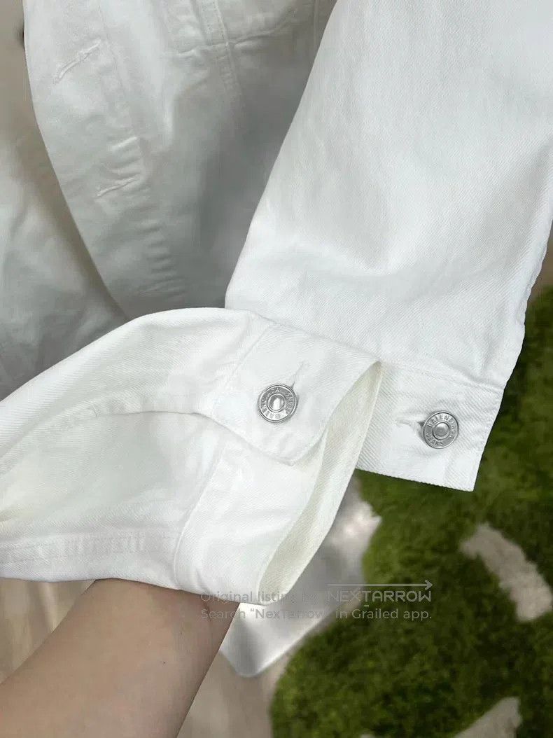 Balenciaga Letter Denim Jacket