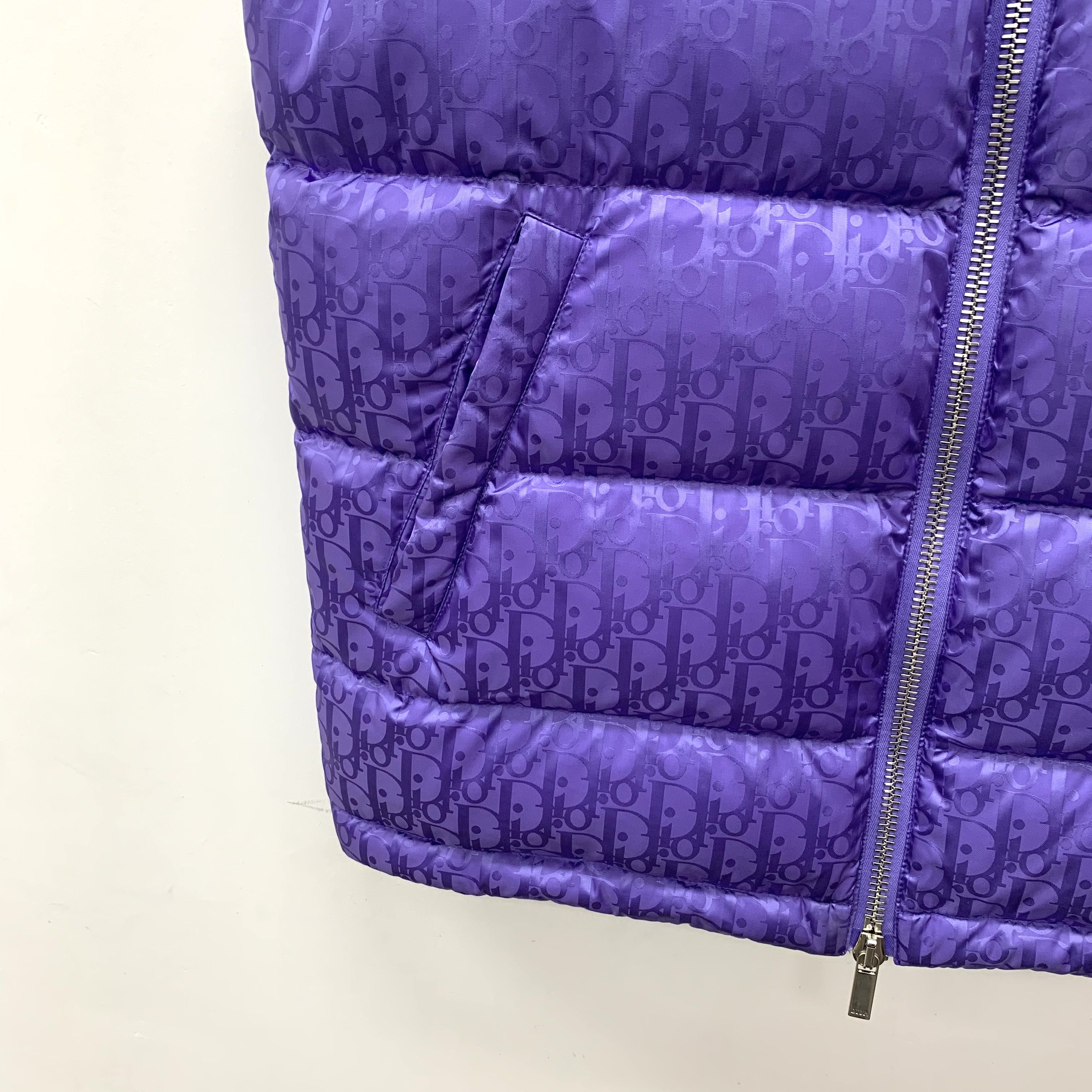 Dior Dior Logo Print Down Vest Purple (46) Size US S / EU 44-46 / 1 - 4 Thumbnail