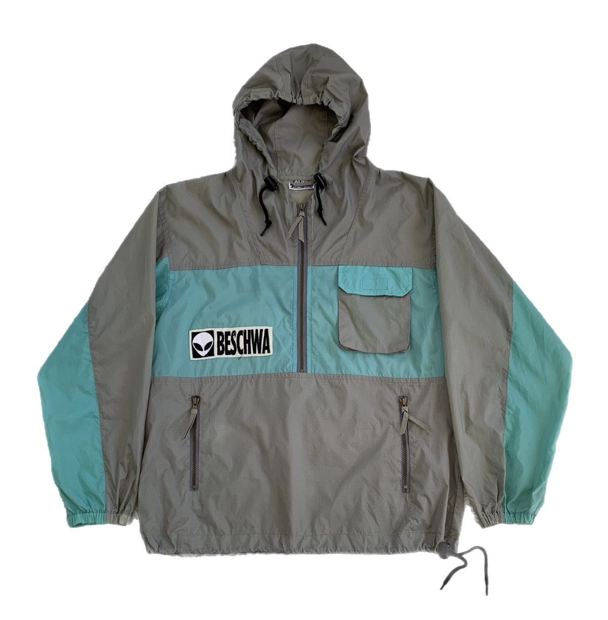 Beschwa Alien Is Beautiful Half Zip Jacket Hooded