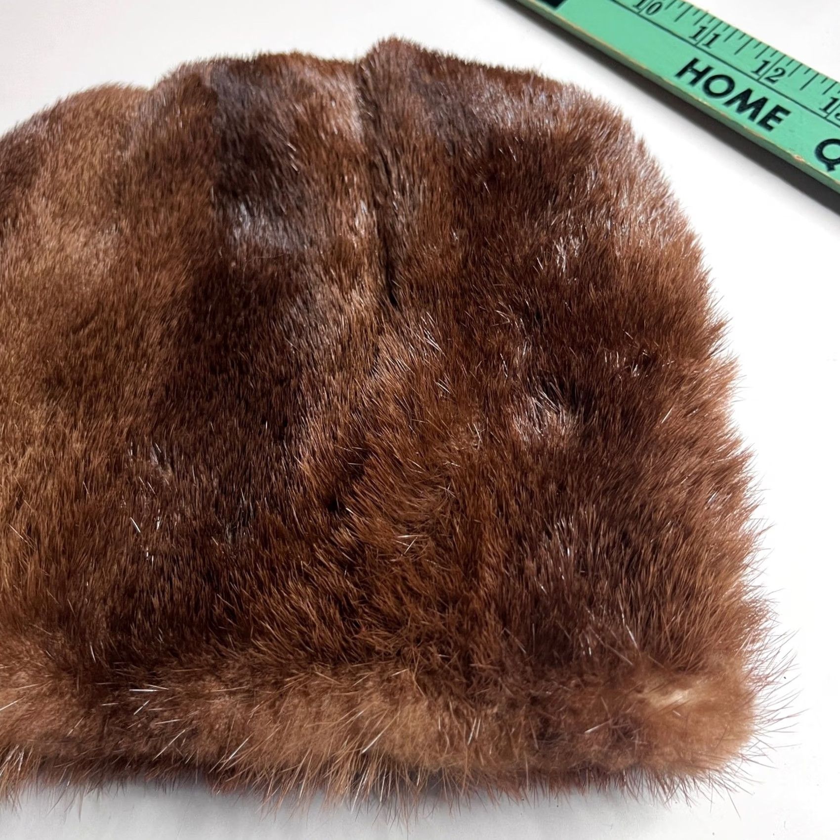 Vintage VINTAGE Mink Pillbox Hat Brown One Size Womens Accessories Formal Winter Glamour Fur Real Mink Size ONE SIZE - 6 Thumbnail