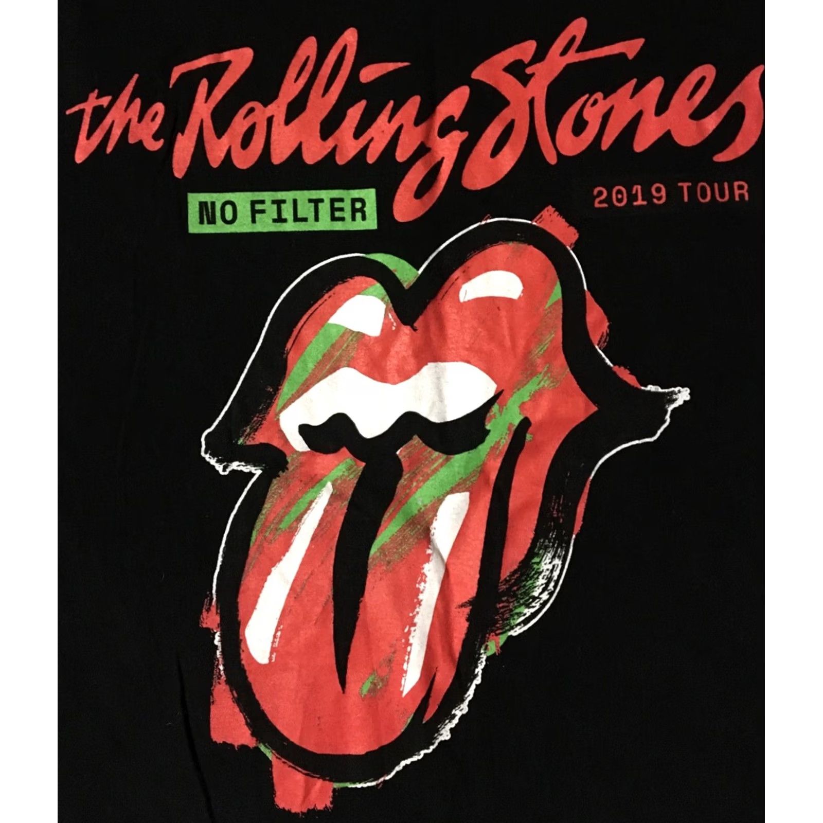 Vintage VINTAGE The Rolling Stones Shirt XL Black Rock 80s 90s Concert Tour Band Graphic Tee Mens Size US XL / EU 56 / 4 - 3 Thumbnail